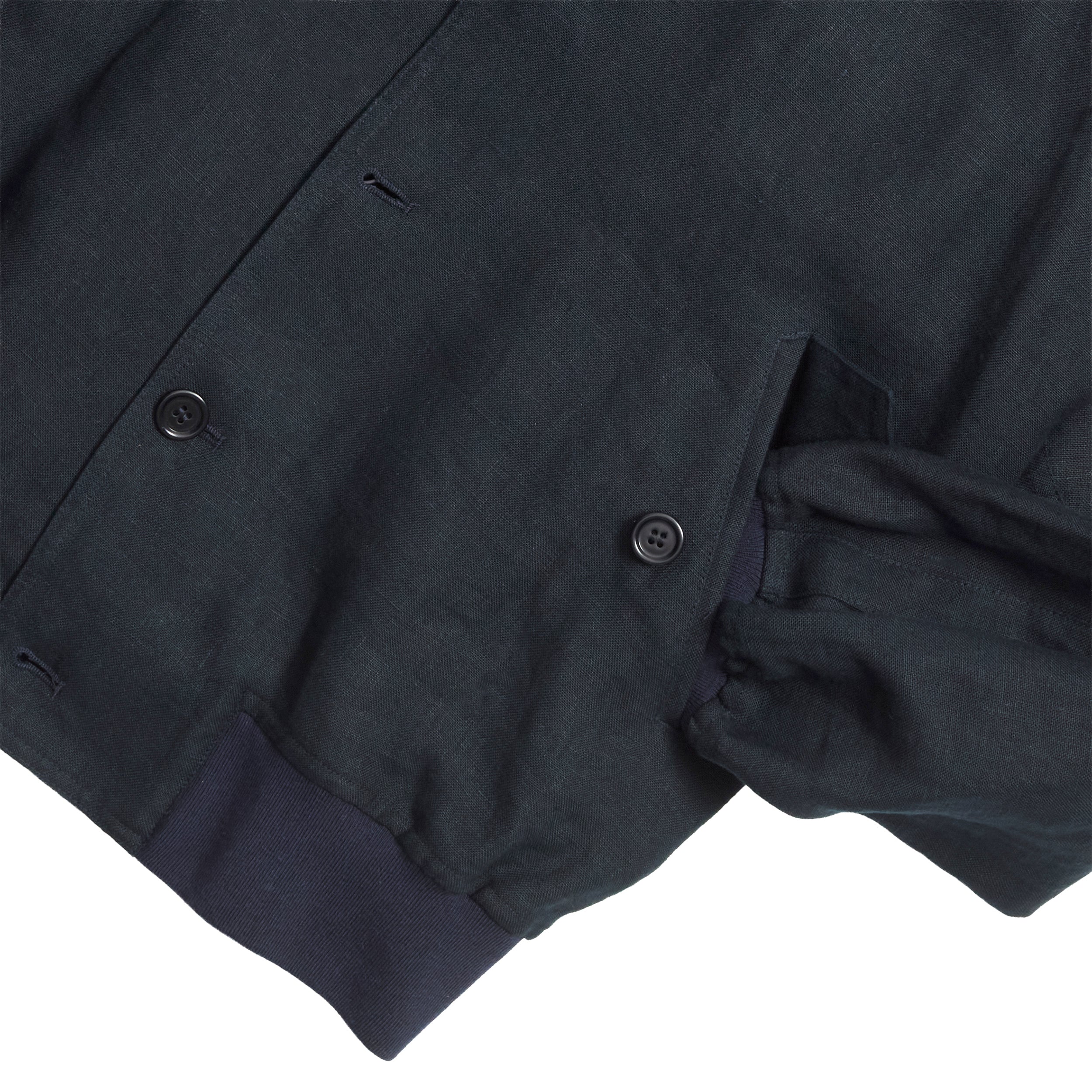 Navy Irish Linen Vale Jacket