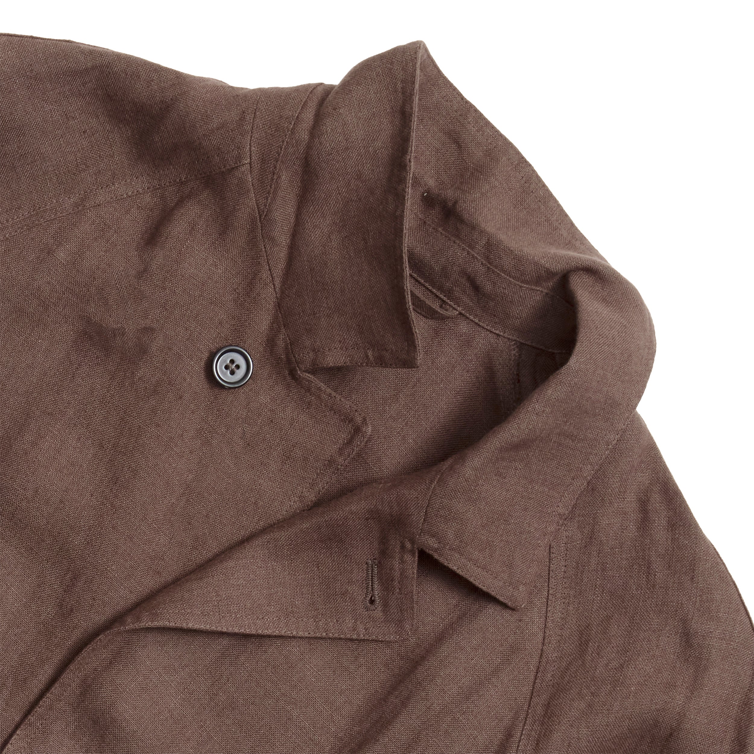 Brown Irish Linen Vale Jacket