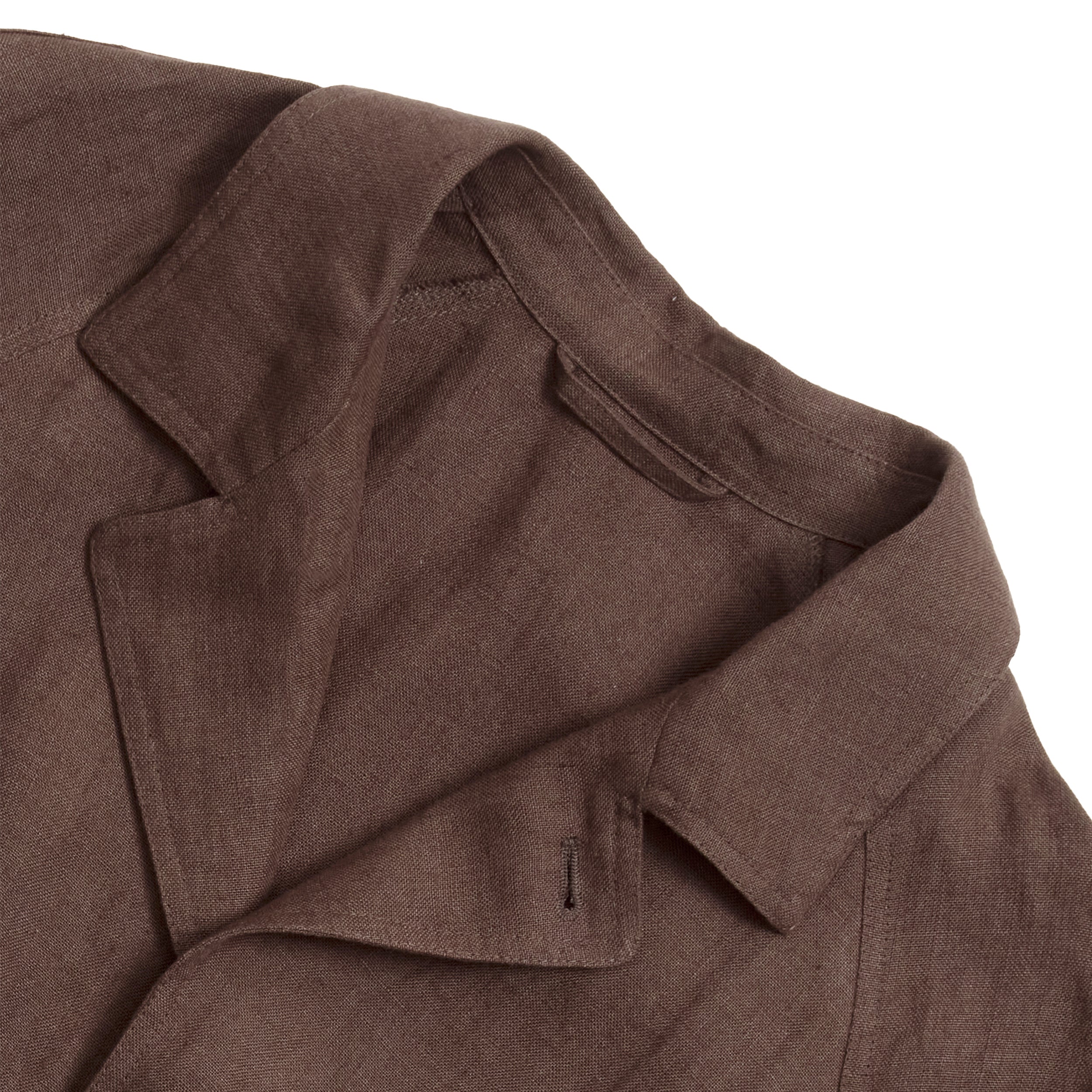 Brown Irish Linen Vale Jacket