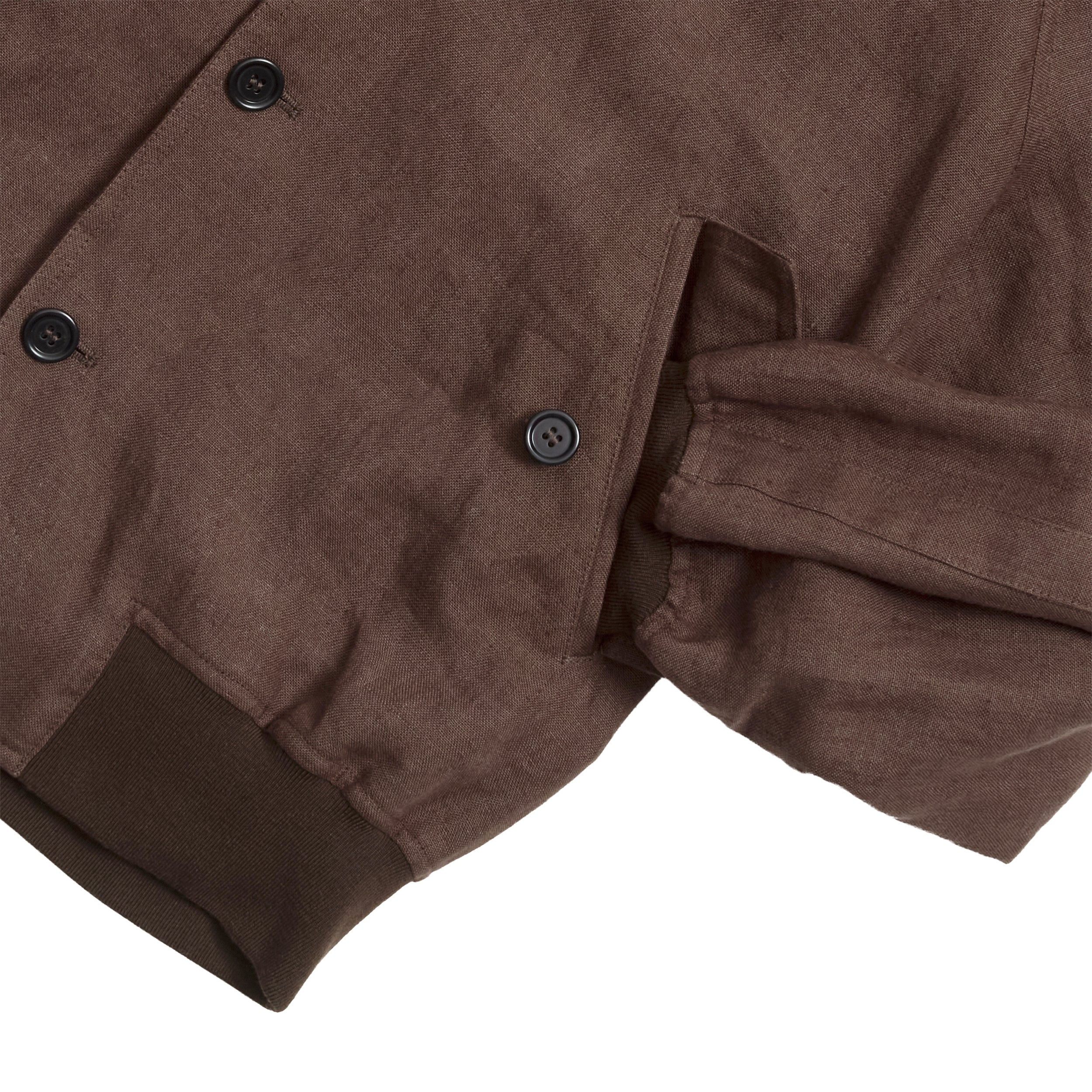 Brown Irish Linen Vale Jacket