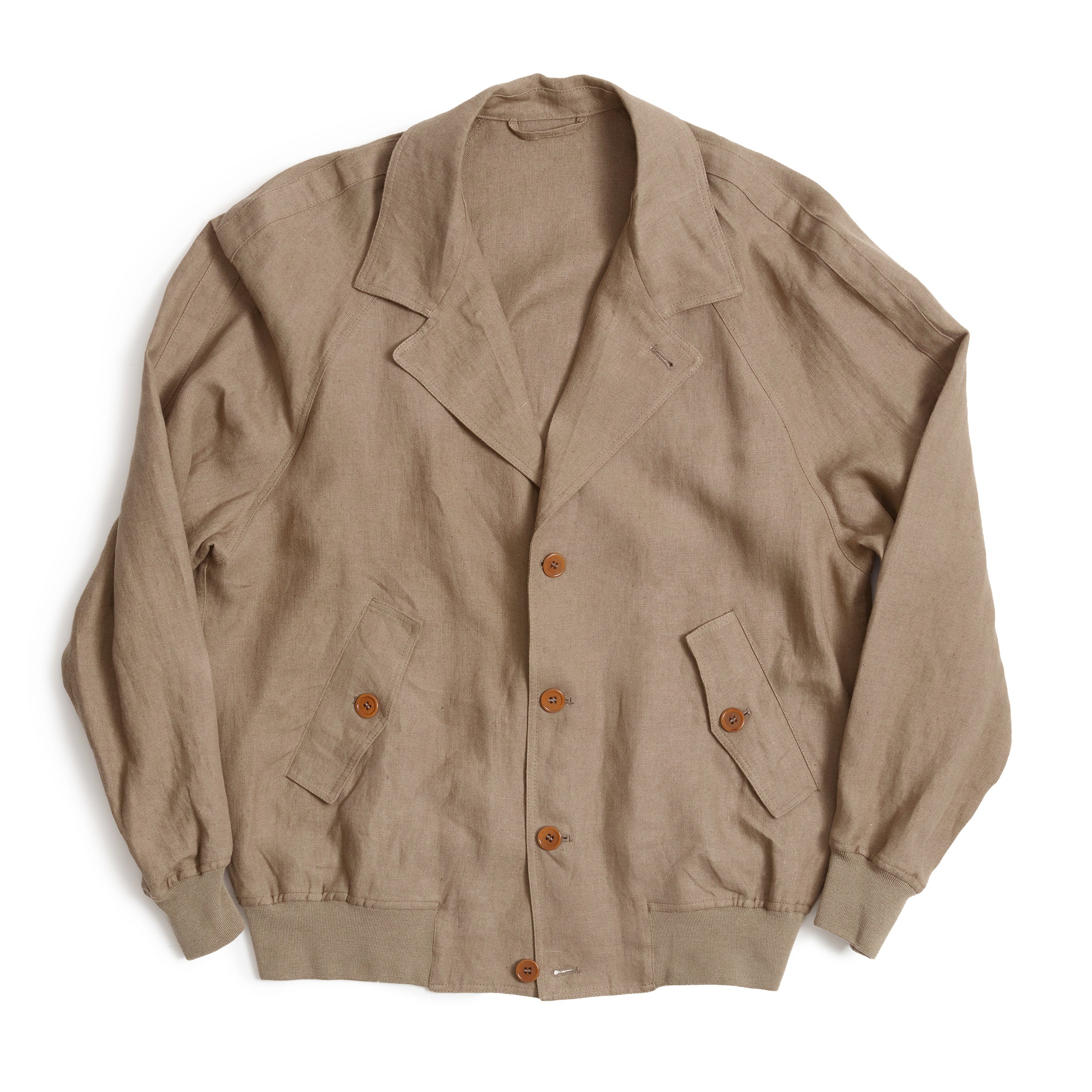 Sand Irish Linen Vale Jacket