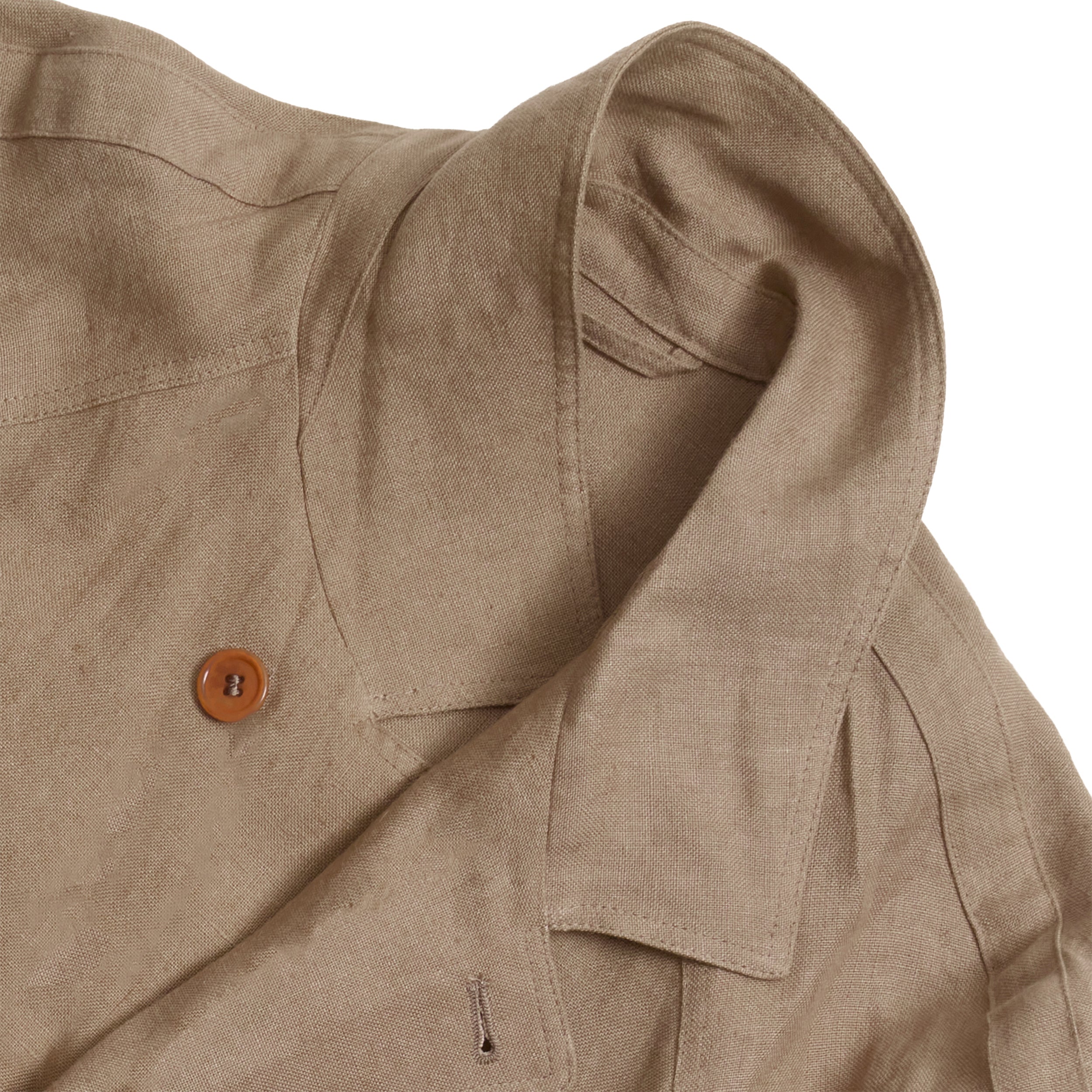 Sand Irish Linen Vale Jacket