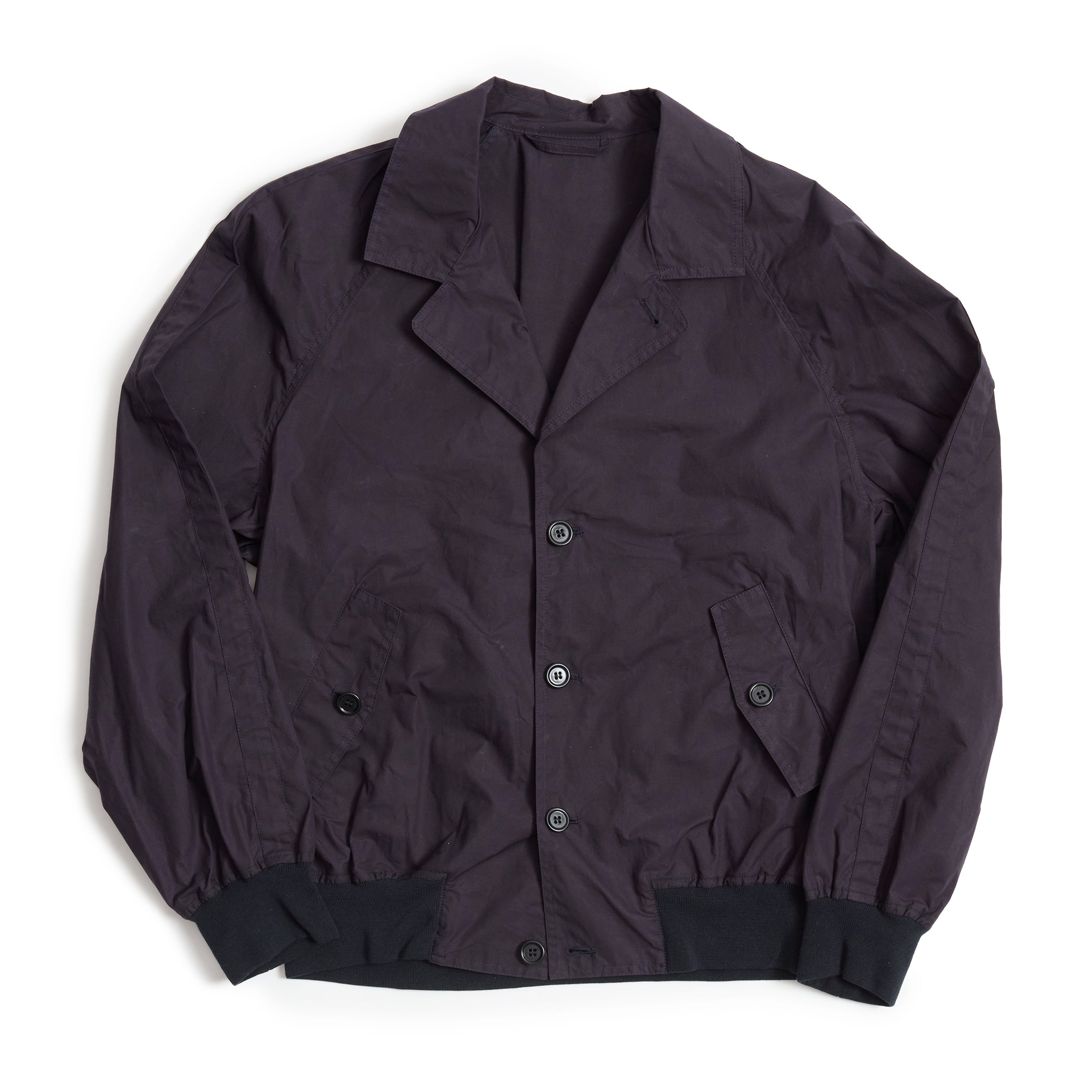 Navy Waxed Vale Jacket