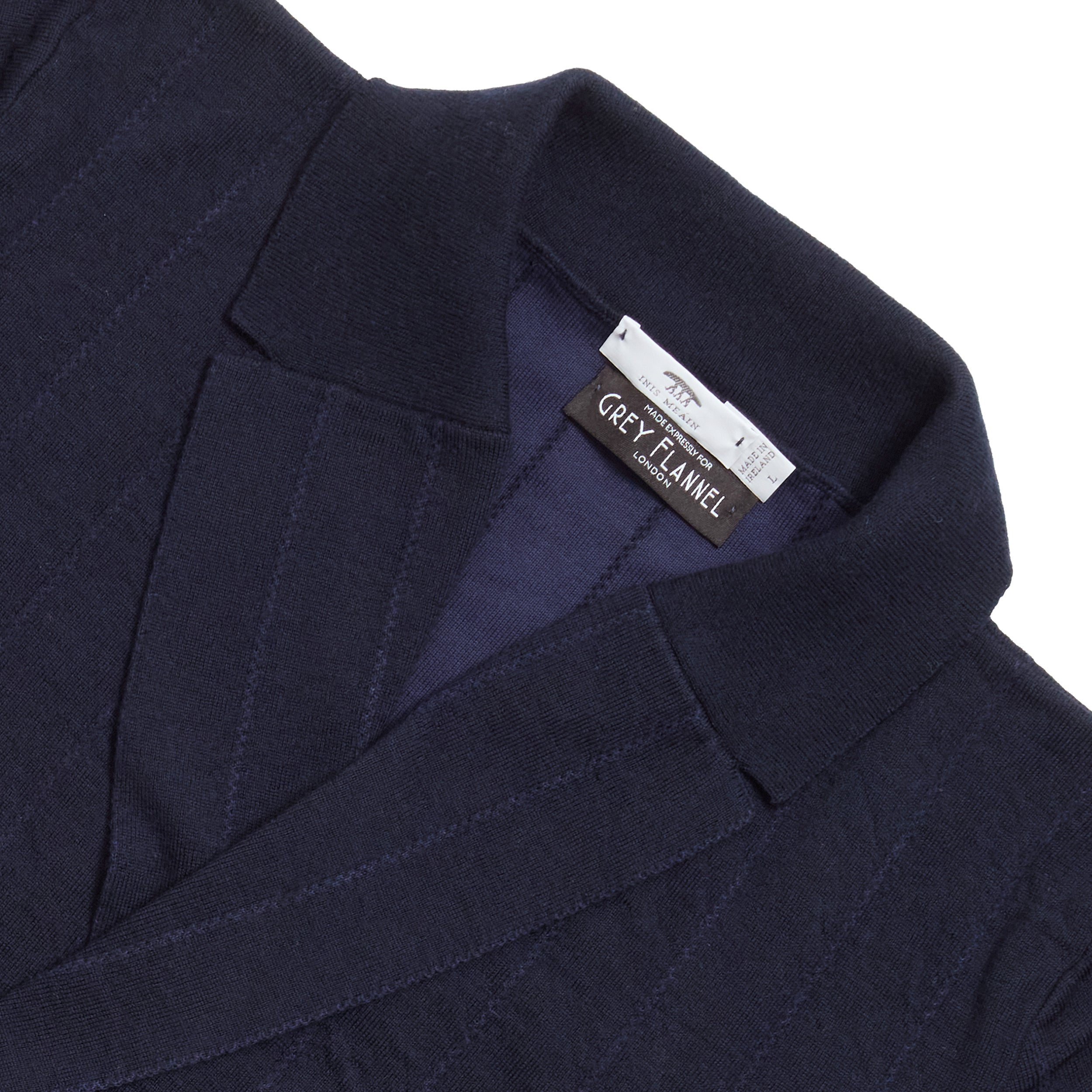 Navy Pinstripe Jacket