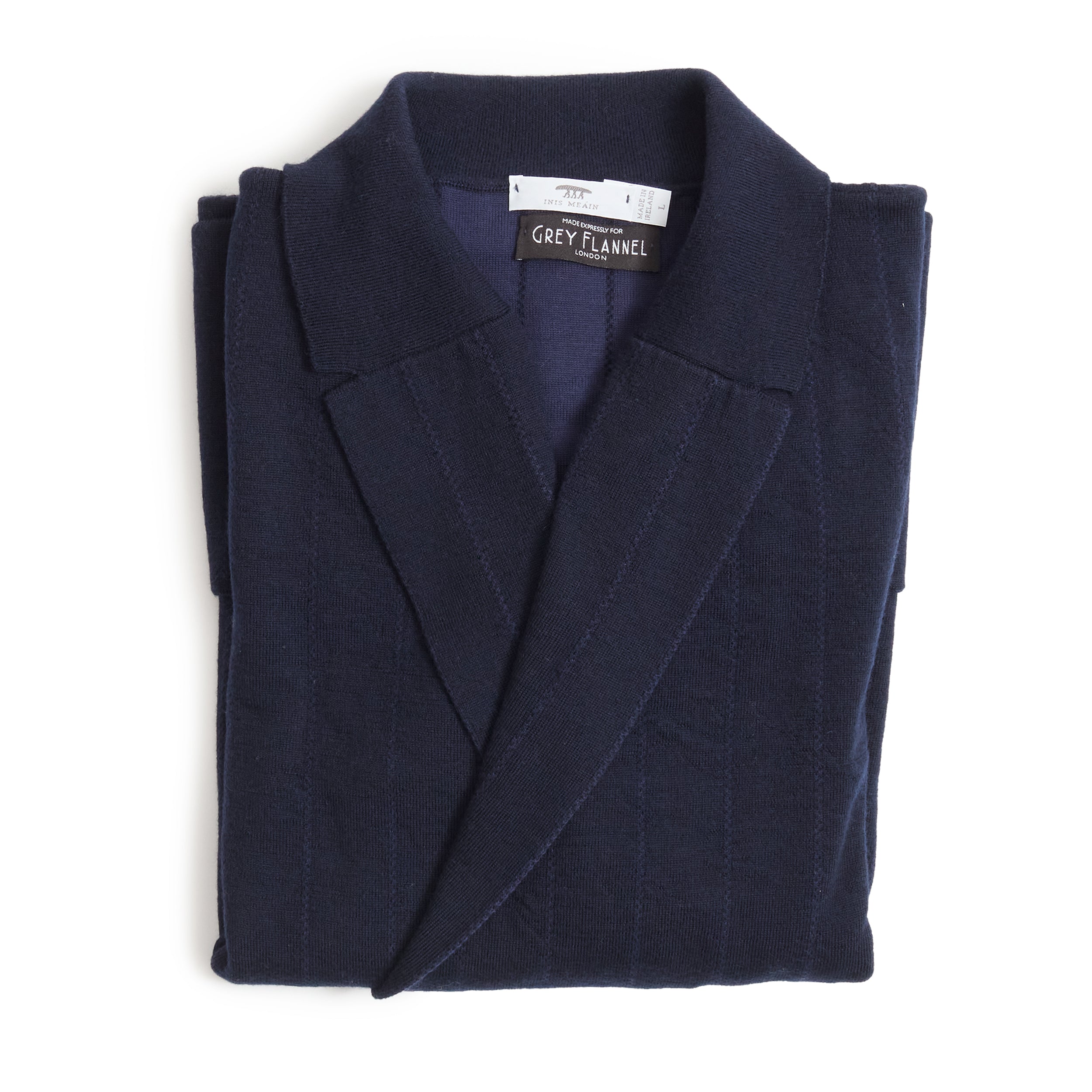 Navy Pinstripe Jacket