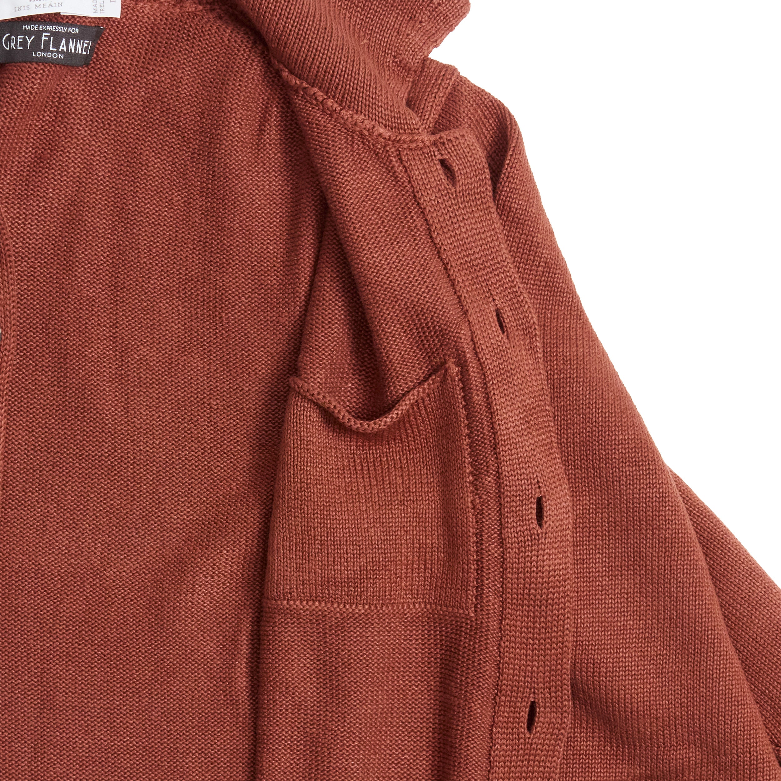 Rust Washed Shirt Jacket