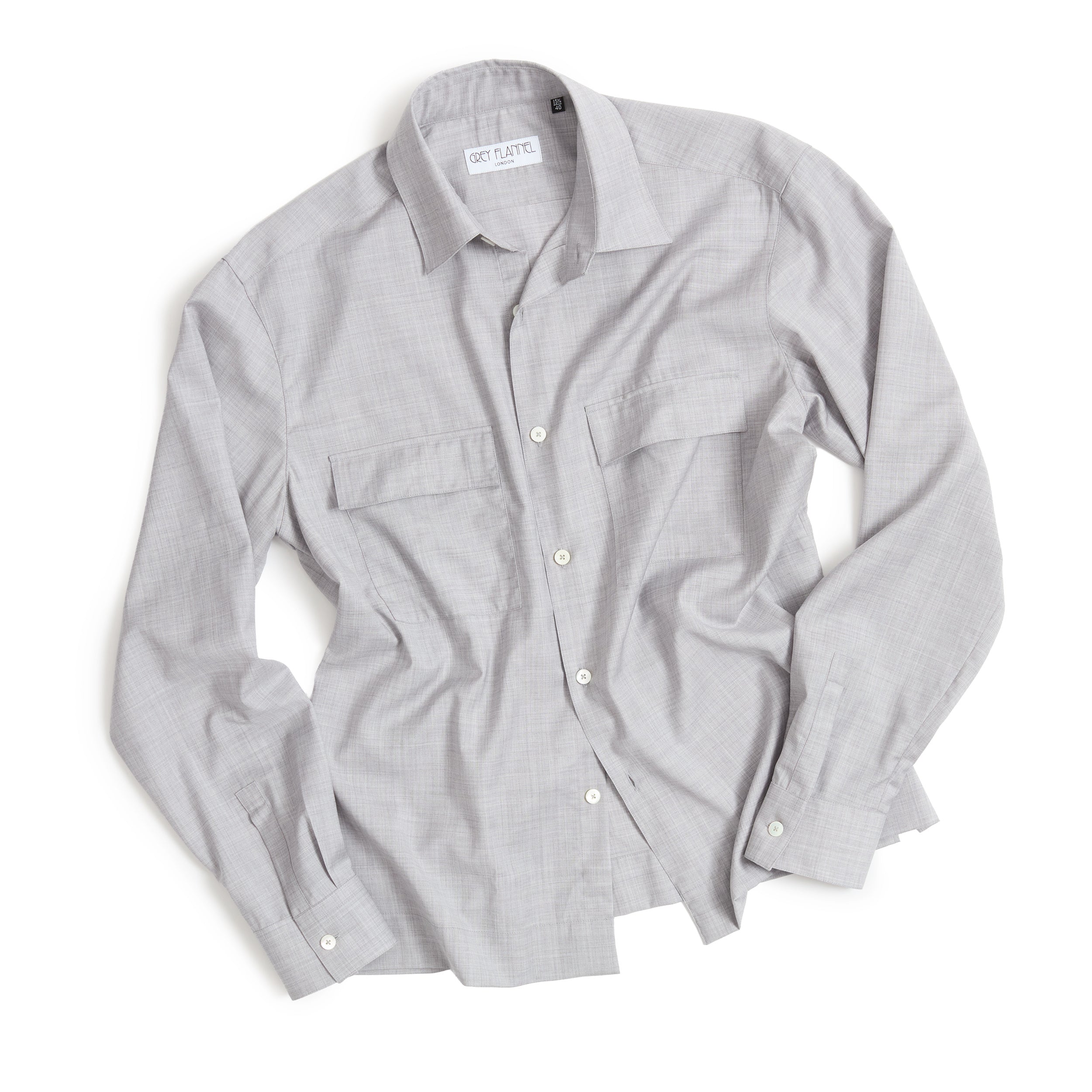 Gris Merino Sport Shirt