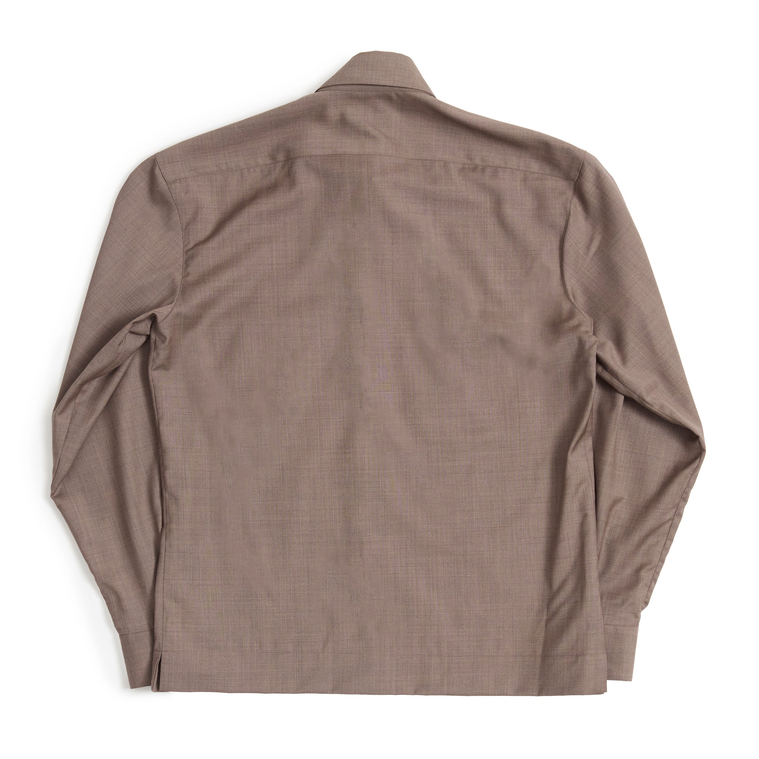 Marron Merino Sport Shirt