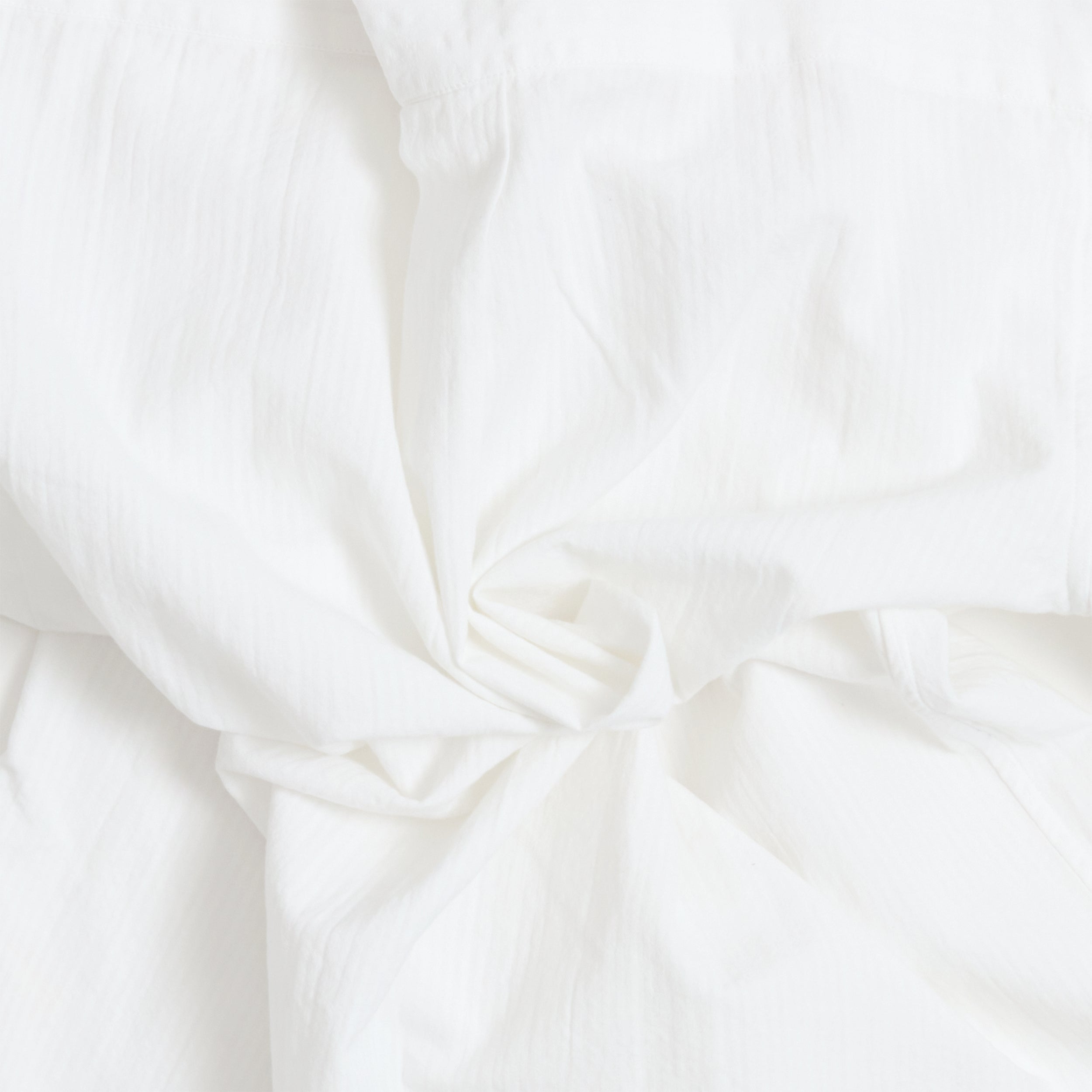 White Seersucker / N°30 Cuban Short Sleeve Shirt
