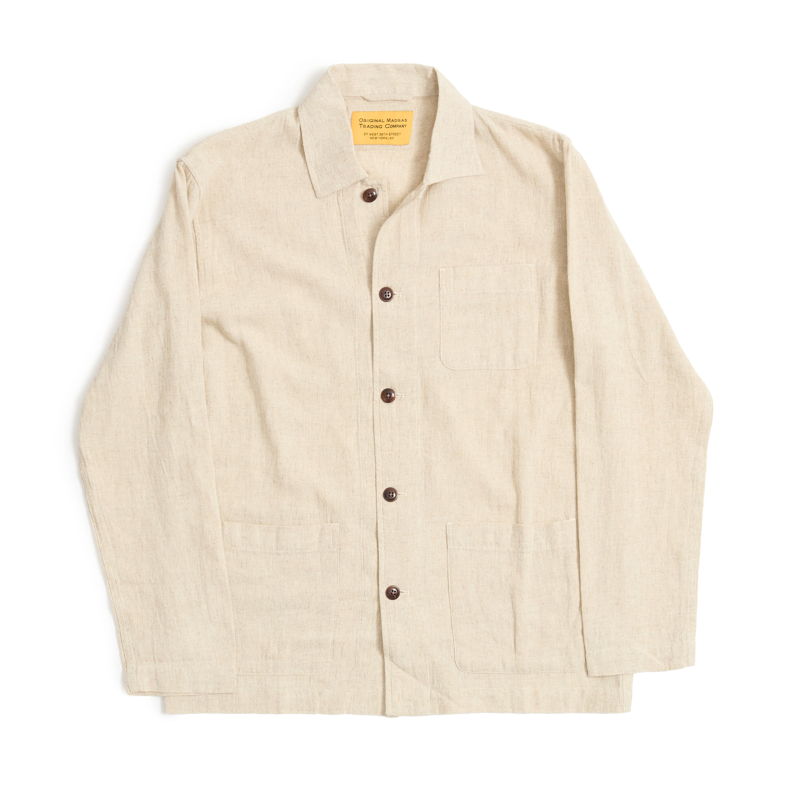 Natural Flax / N°106 Shirt Jacket