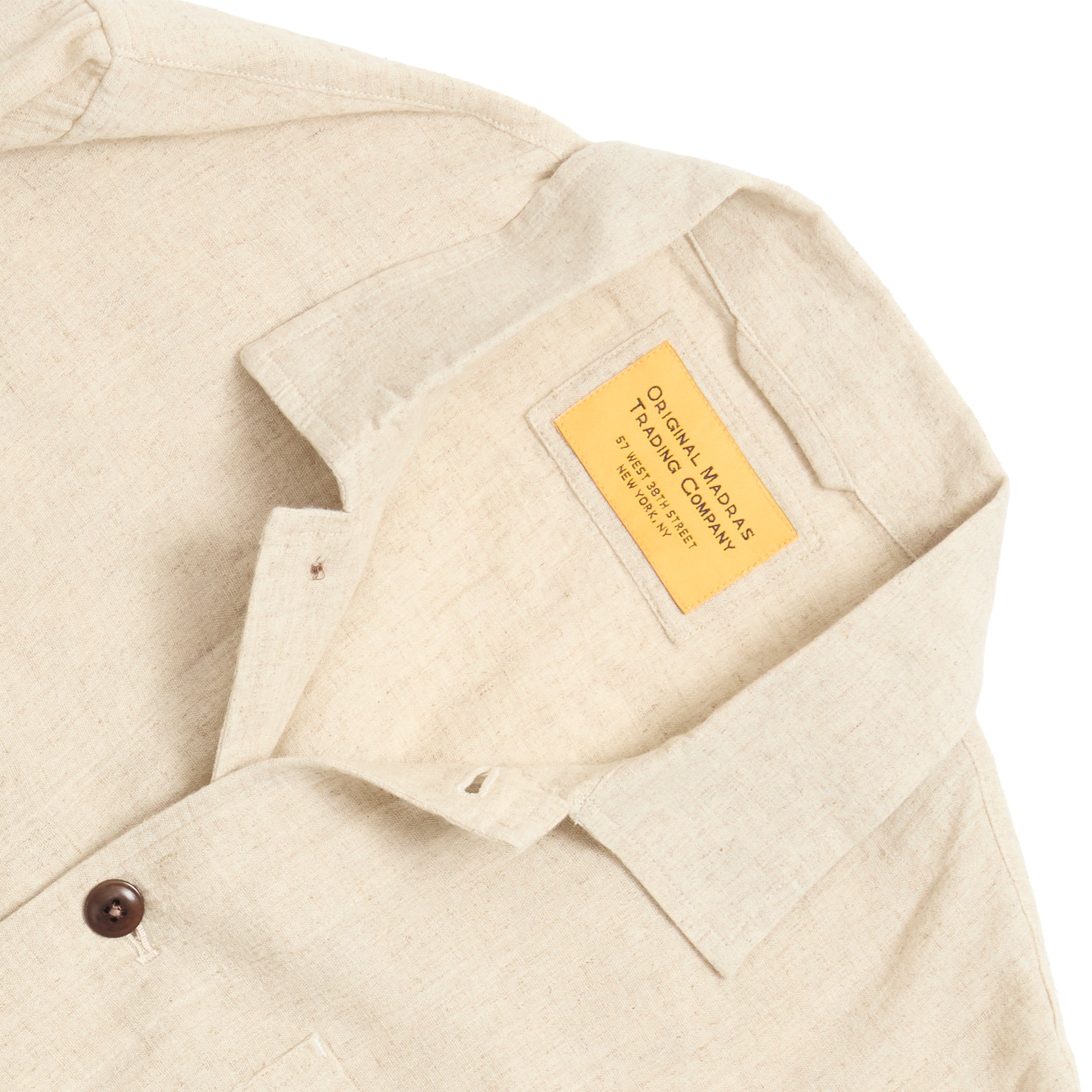 Natural Flax / N°106 Shirt Jacket