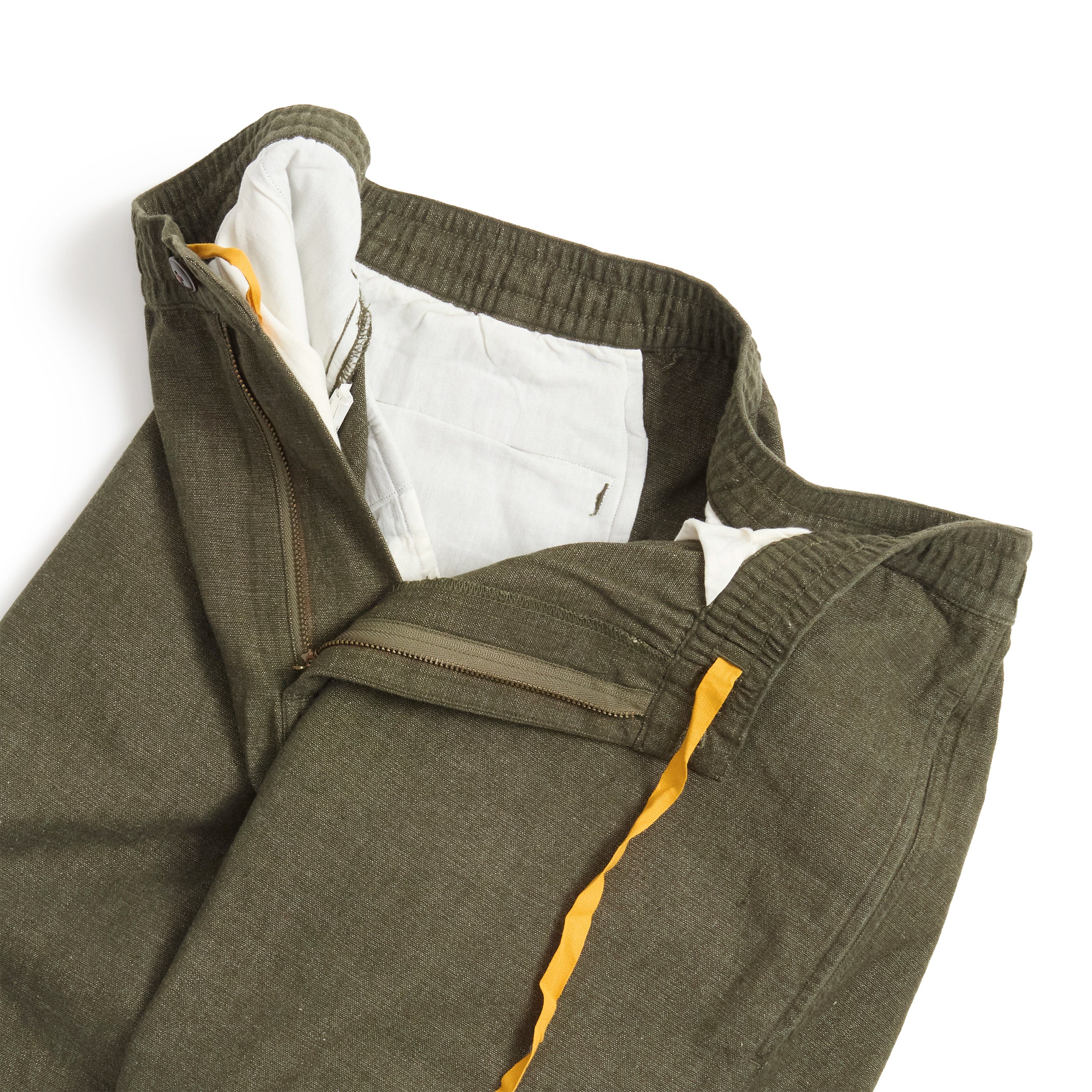 Olive Chambray / N°165 LAX Drawstring Shorts