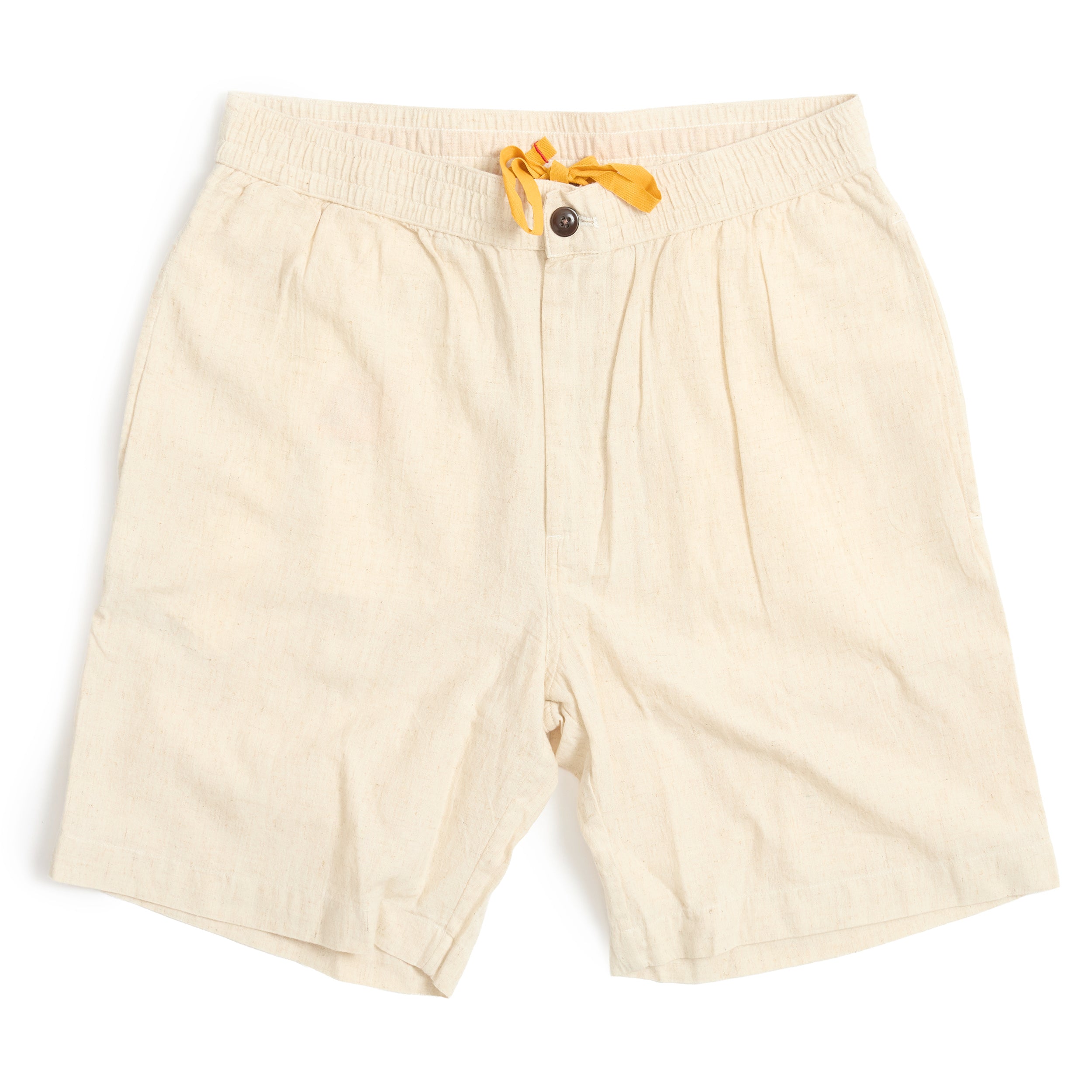 Natural Flax / N°165 LAX Drawstring Shorts