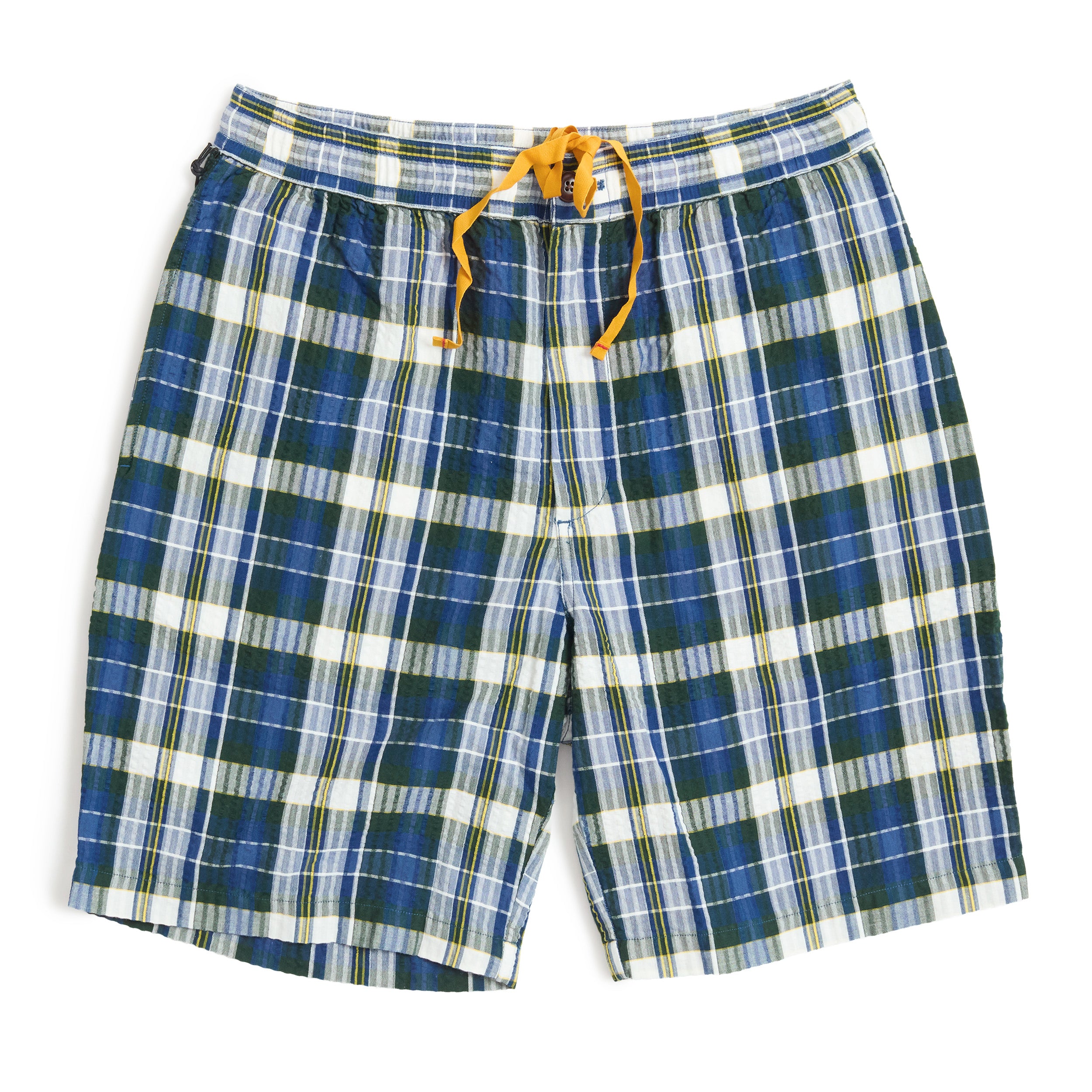 Navy Madras Check / N°165 LAX Drawstring Shorts