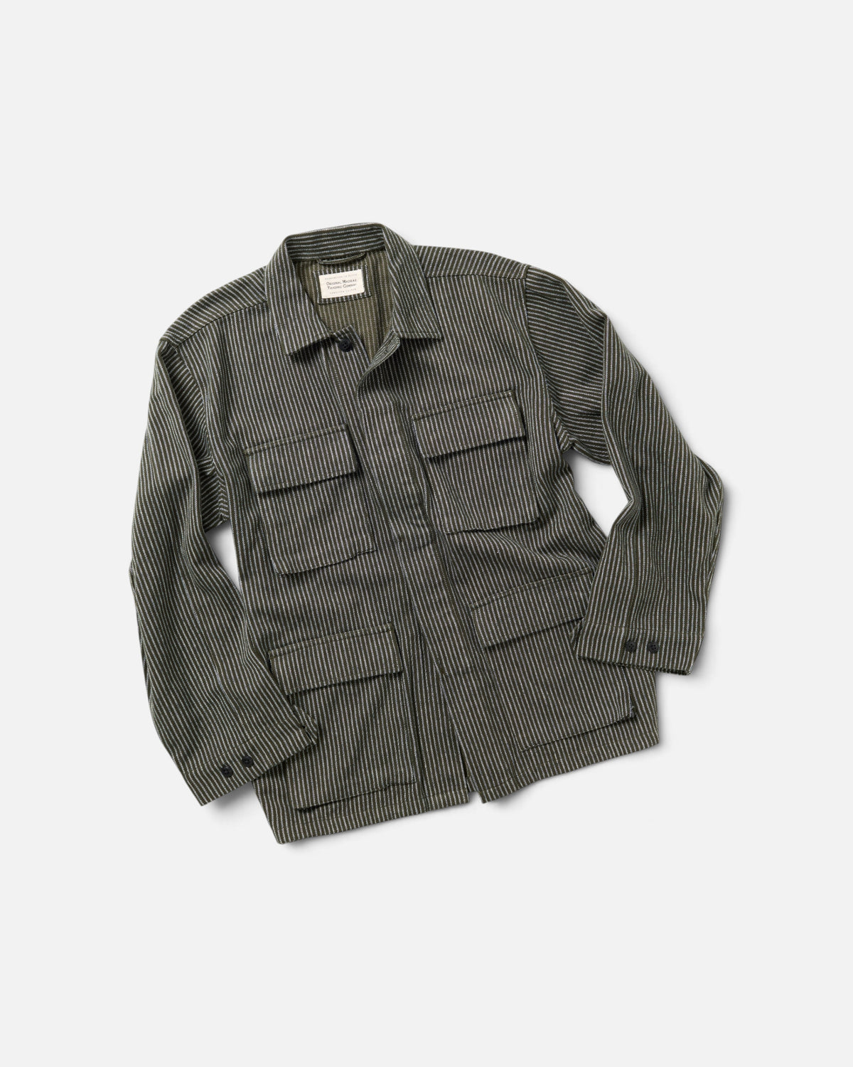 White Stripe Denim / N°245 Field Jacket