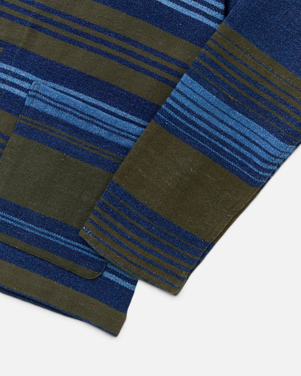 Olive Multi Stripe / N°140 Shirt Jacket