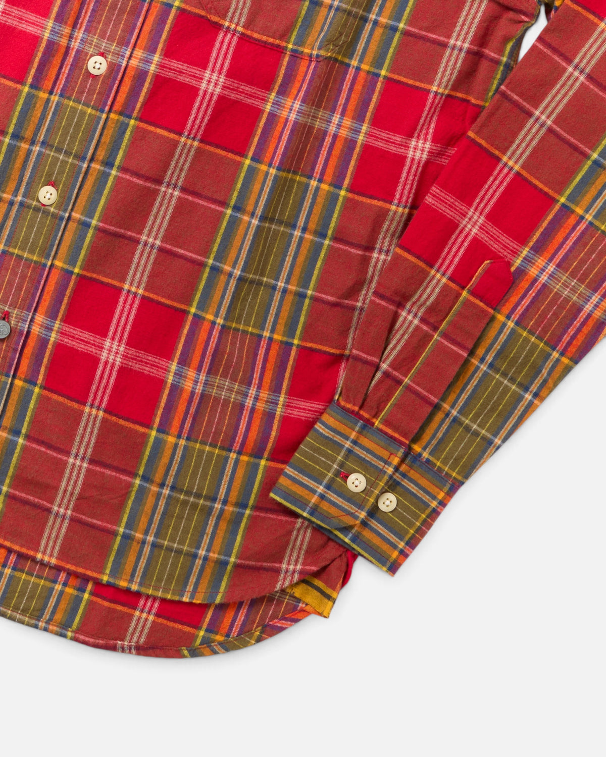 Red Winter Madras / N°240 Utility Shirt