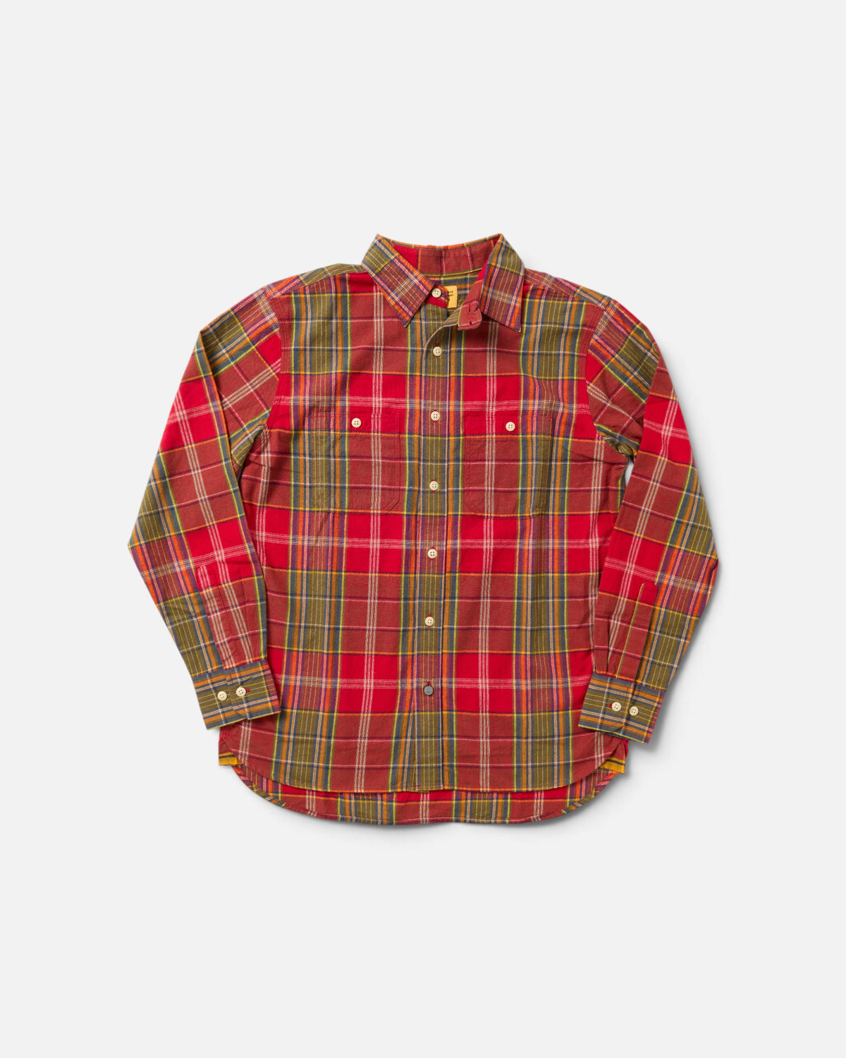 Red Winter Madras / N°240 Utility Shirt