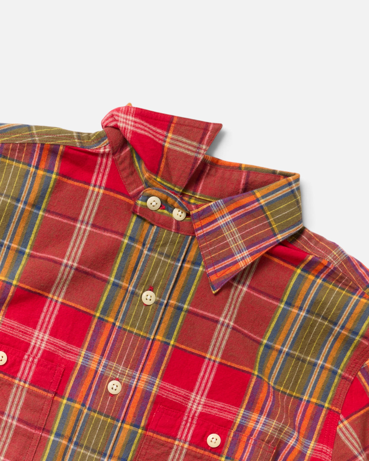 Red Winter Madras / N°240 Utility Shirt