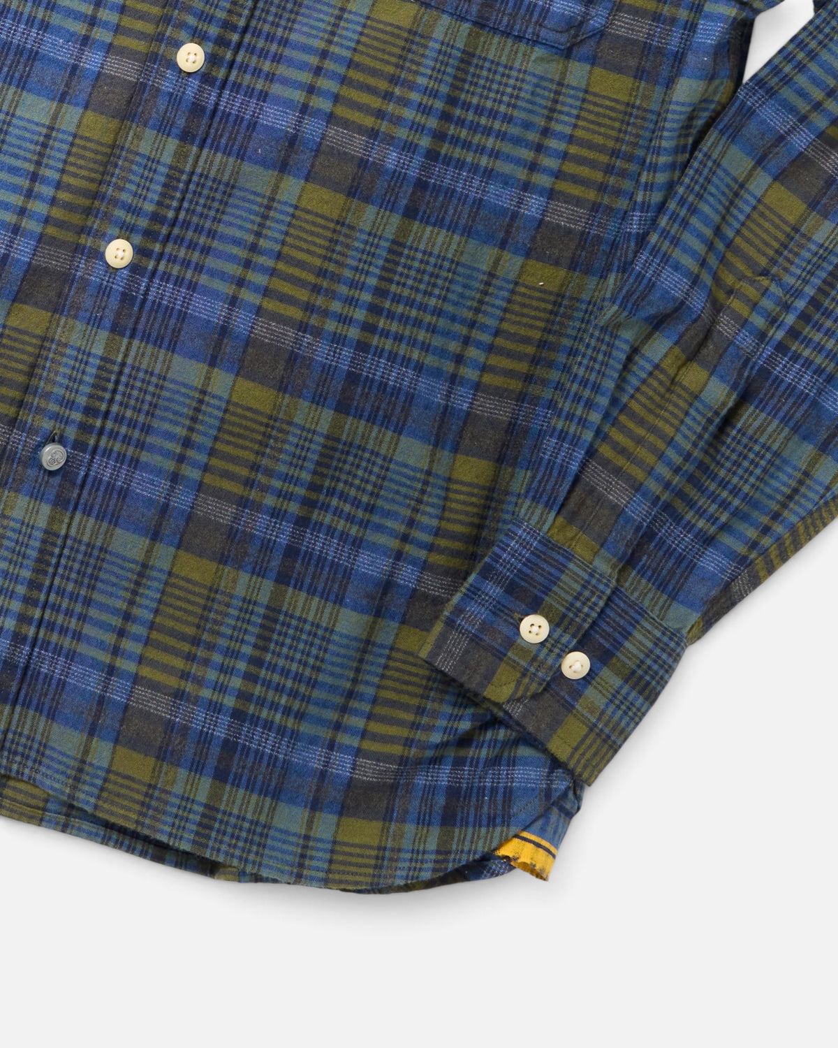 Indigo Winter Madras / N°240 Utility Shirt