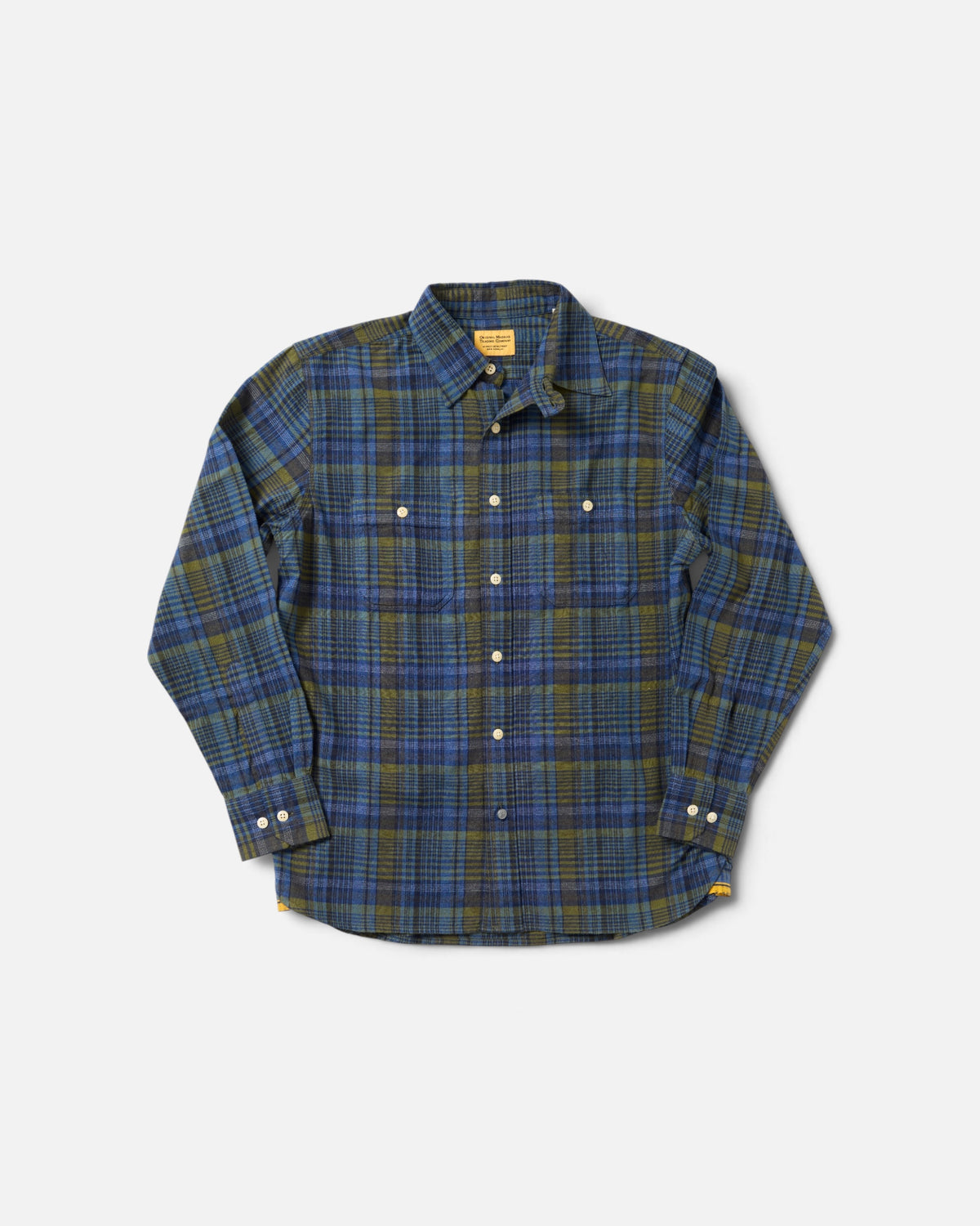 Indigo Winter Madras / N°240 Utility Shirt