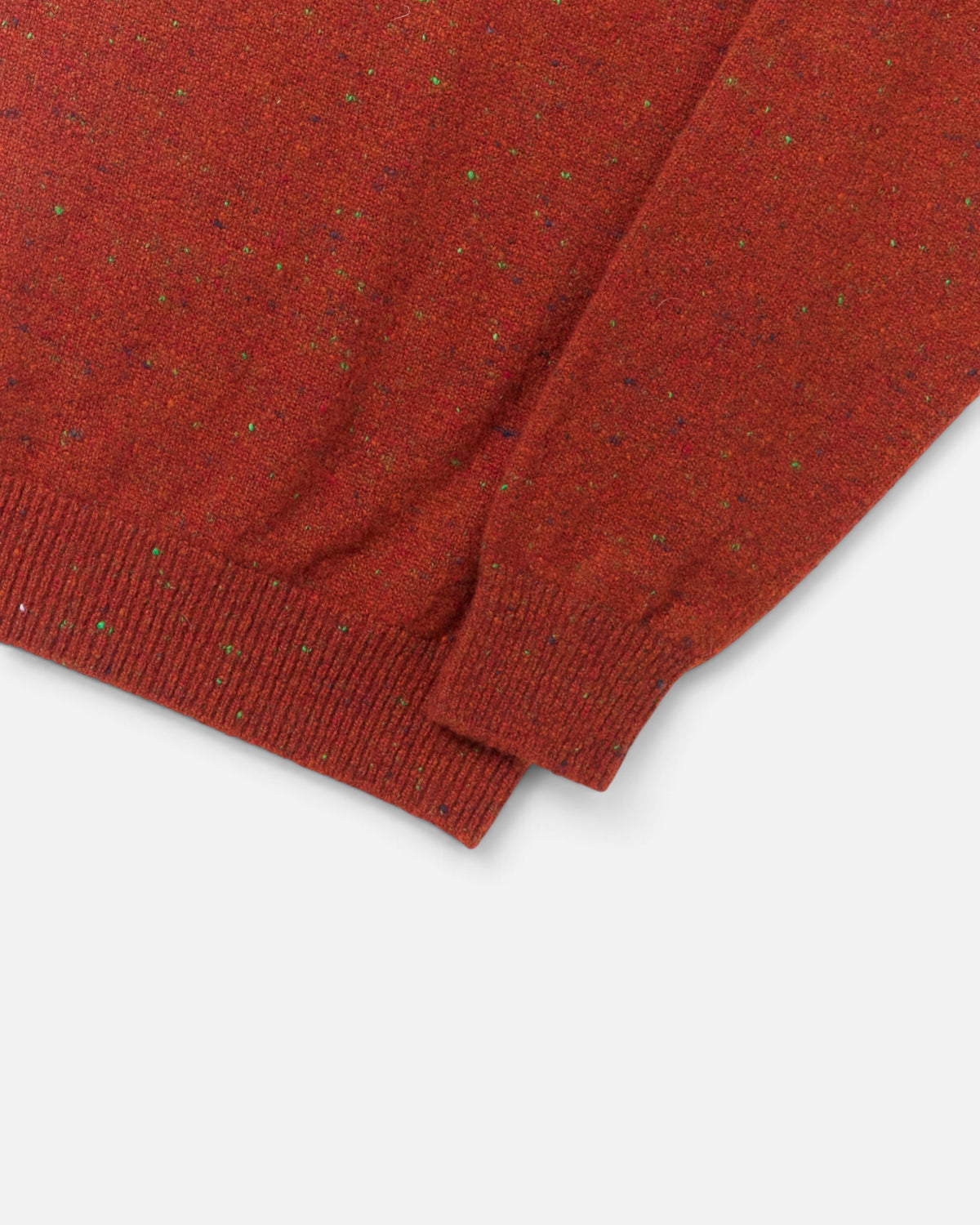 Rust Classic V-Neck Sweater