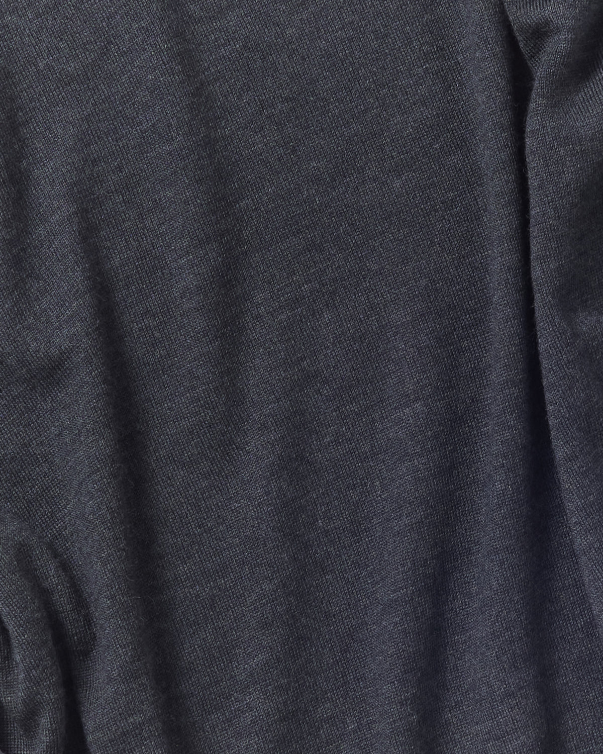 Anthracite Wool Long Sleeve Roll Neck Sweater