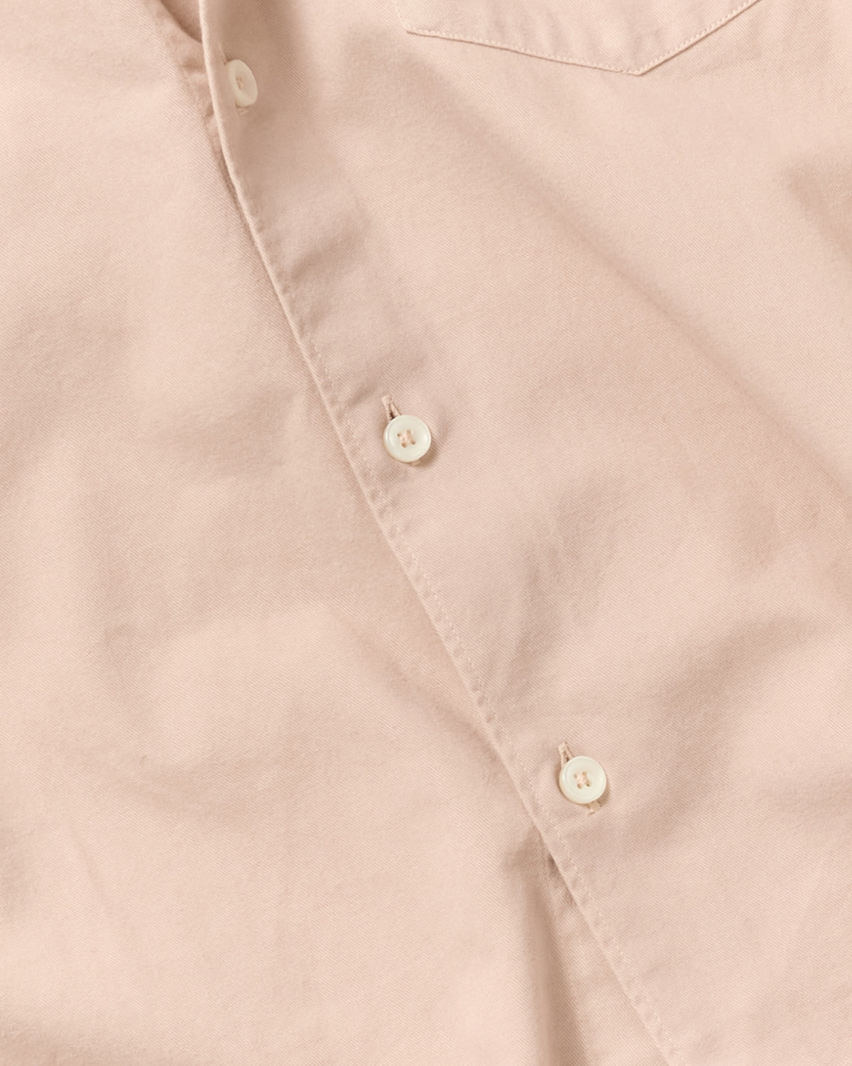 Dusty Pink Twill Point Collar Shirt