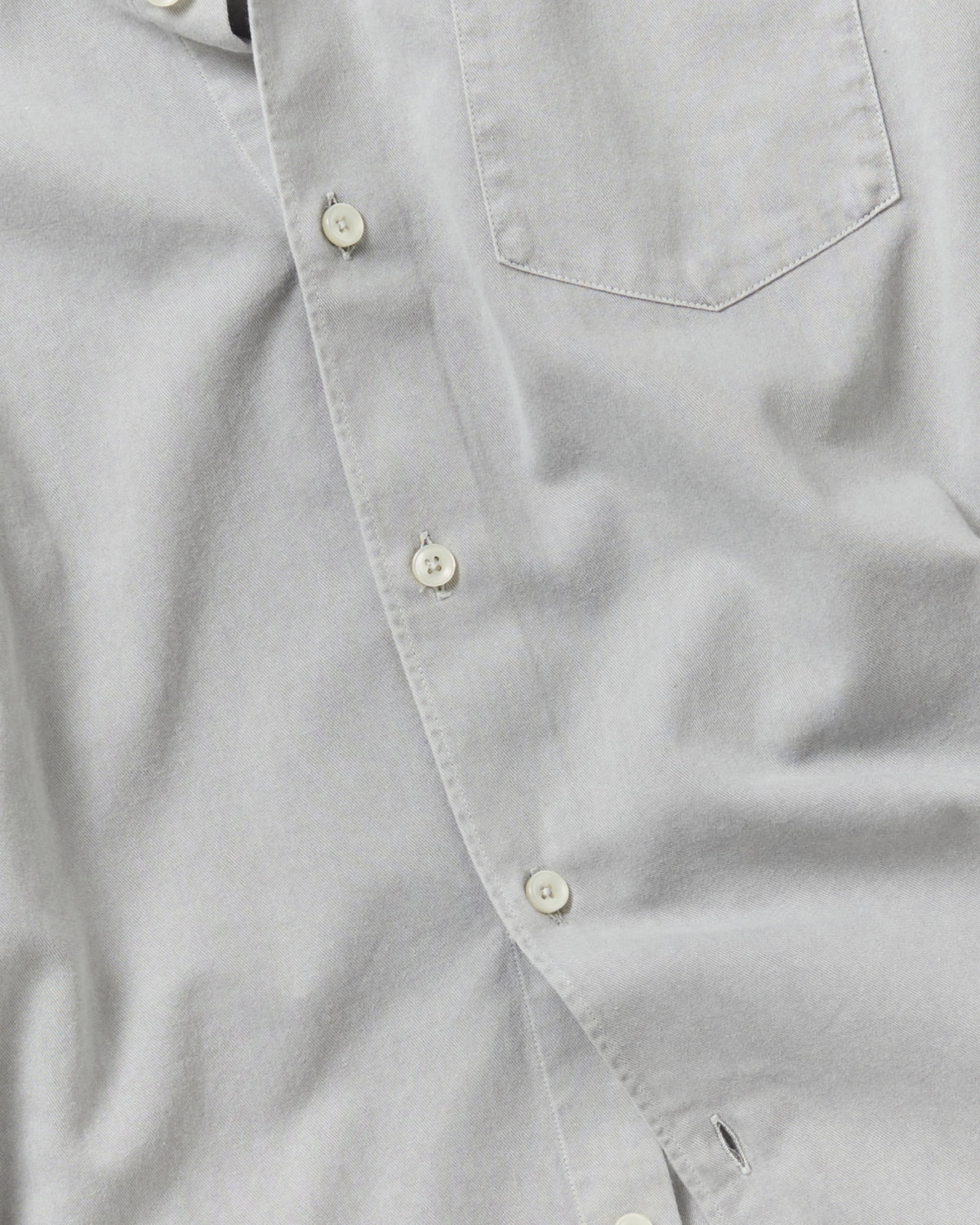 Graphite Dyed Twill Point Collar Shirt
