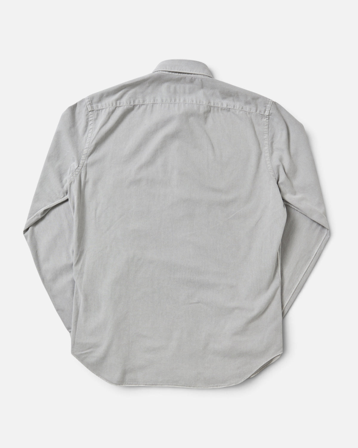 Graphite Dyed Twill Point Collar Shirt