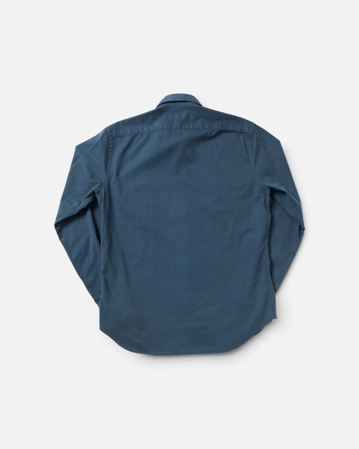 Dusk Blue Twill Point Collar Shirt