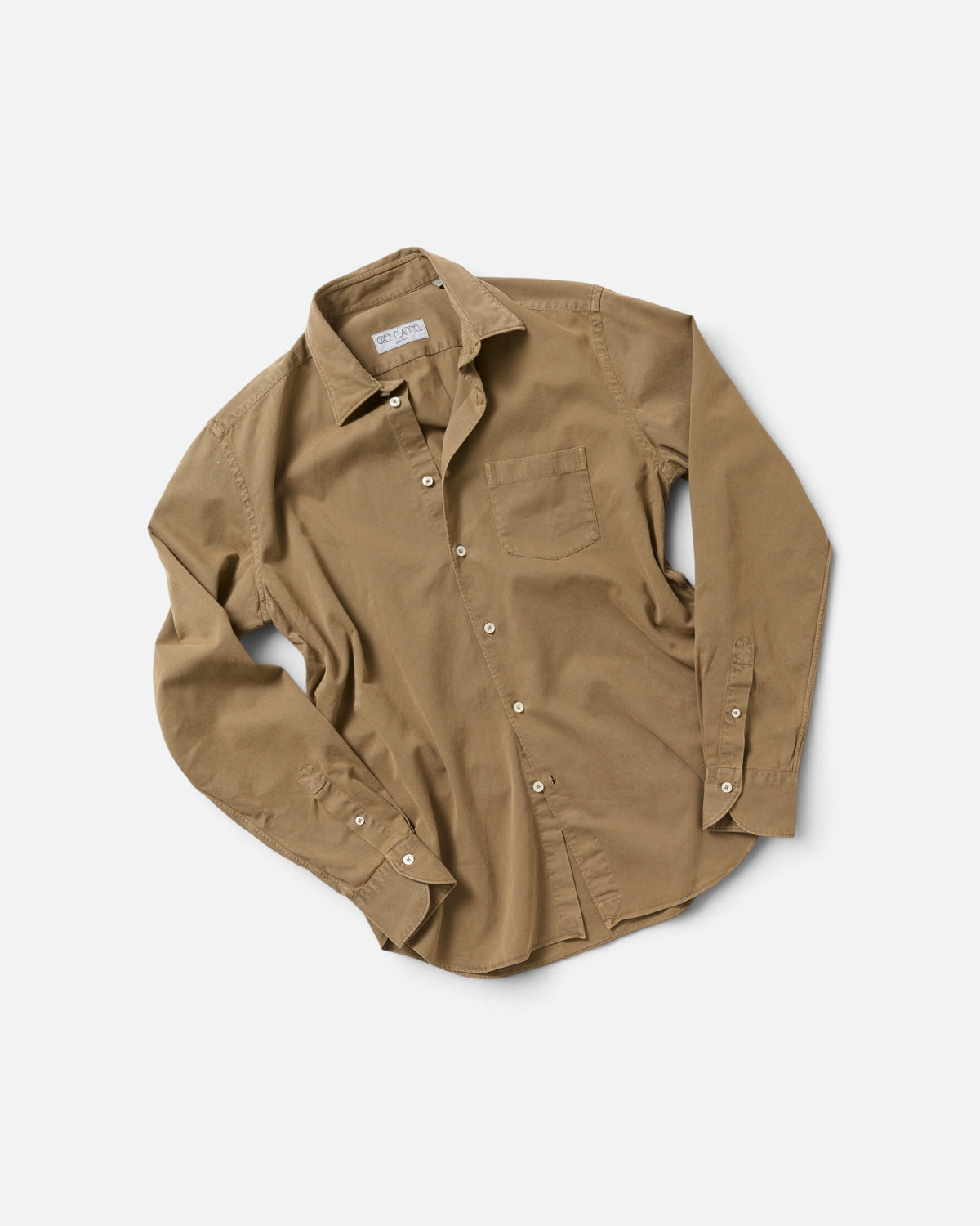 Cumin Twill Point Collar Shirt