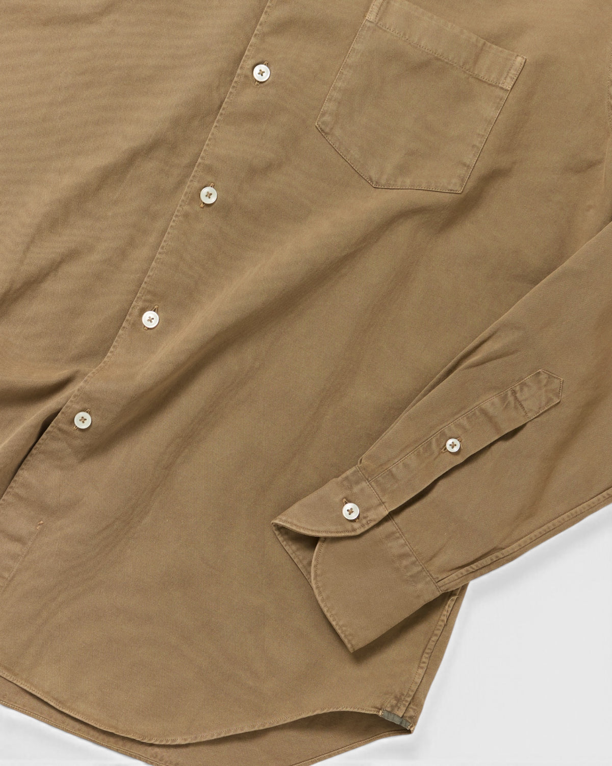 Cumin Twill Point Collar Shirt