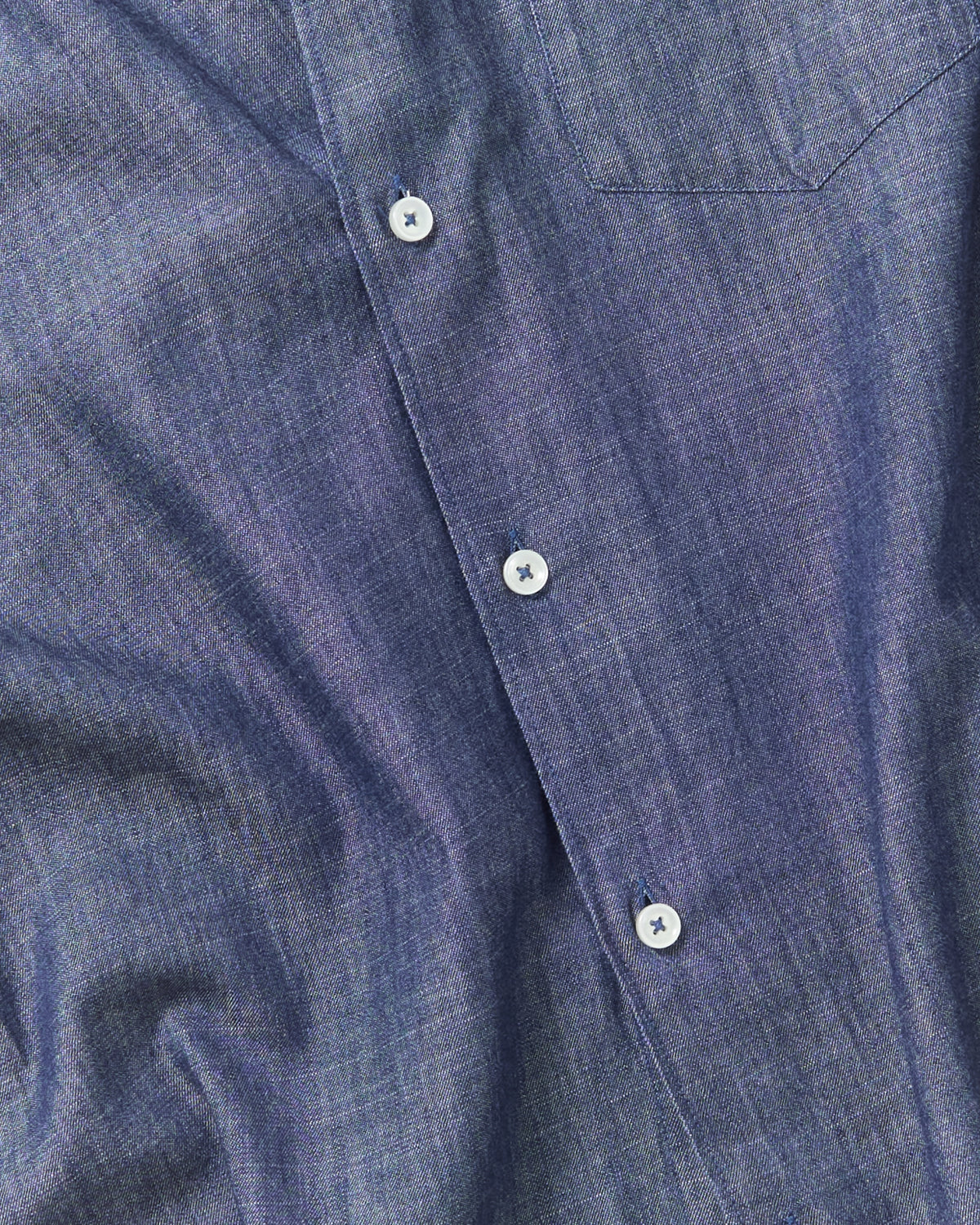 Dark Chambray Point Collar Shirt