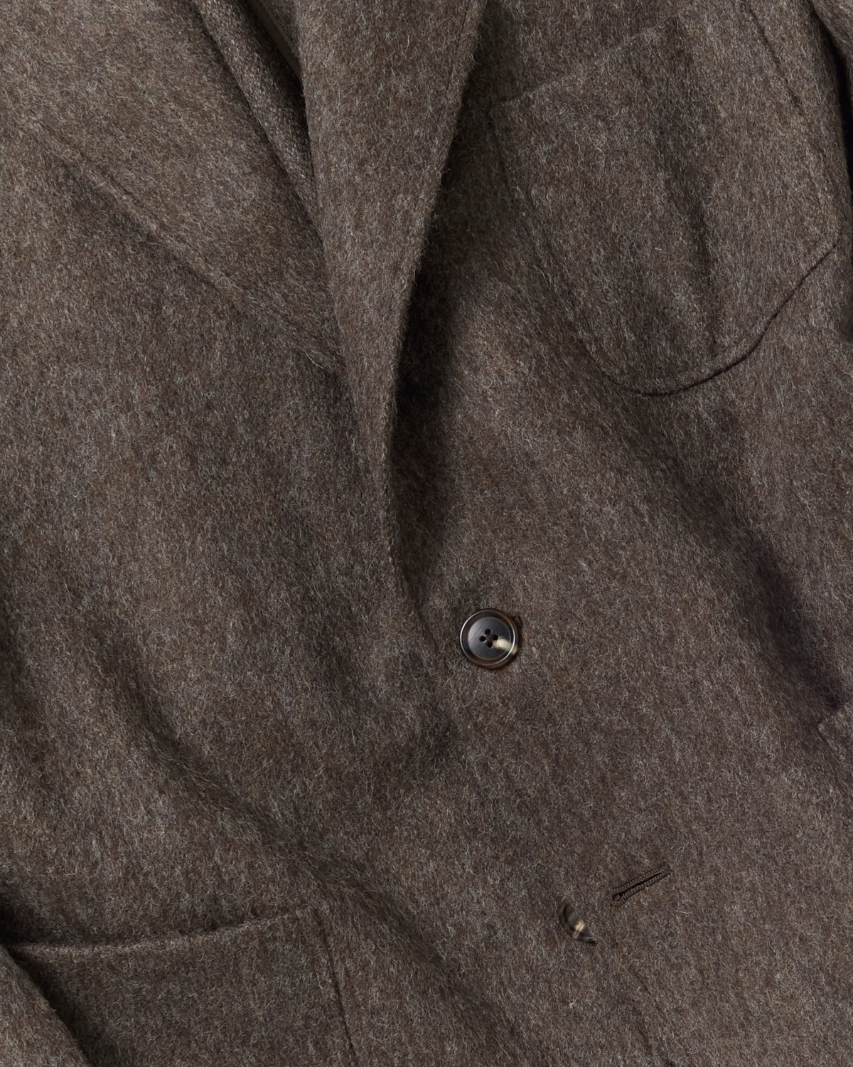 Brown Brushed Pile Leisure Jacket