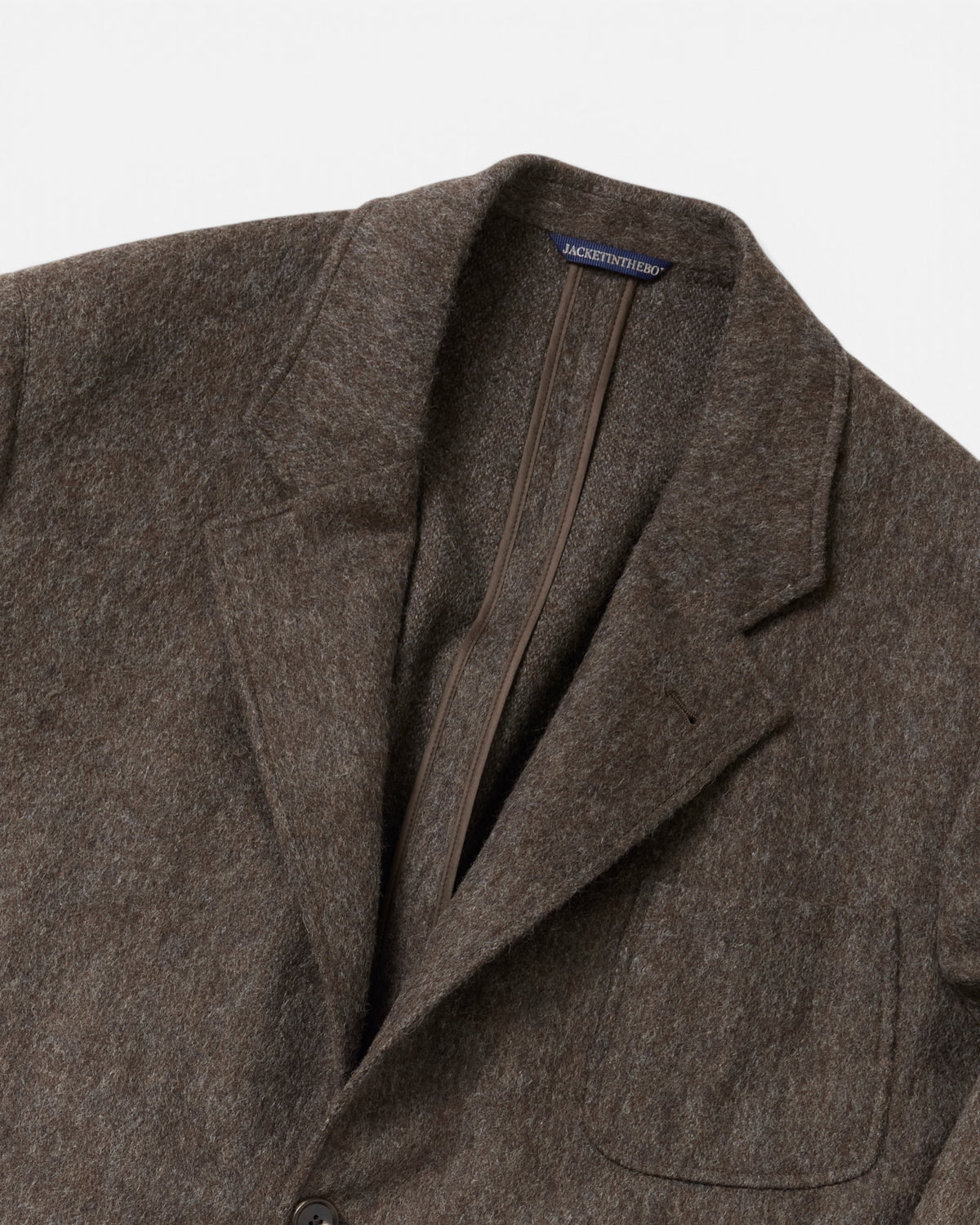 Brown Brushed Pile Leisure Jacket