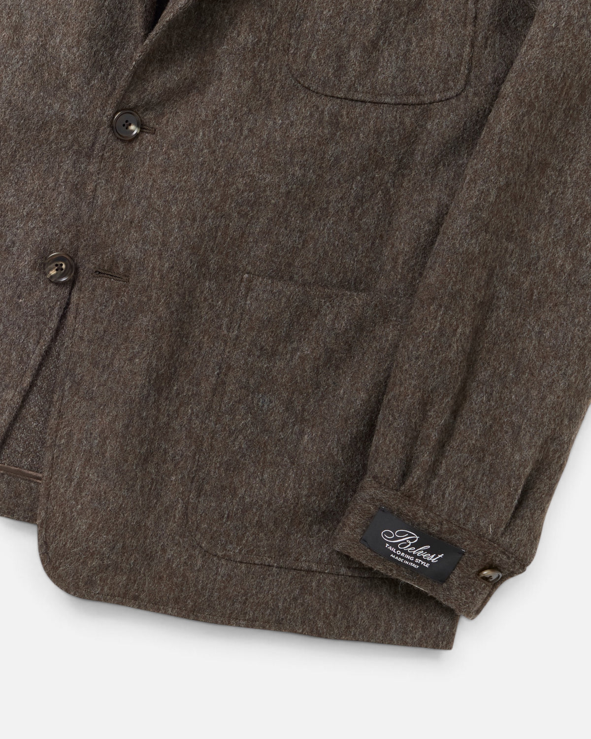 Brown Brushed Pile Leisure Jacket