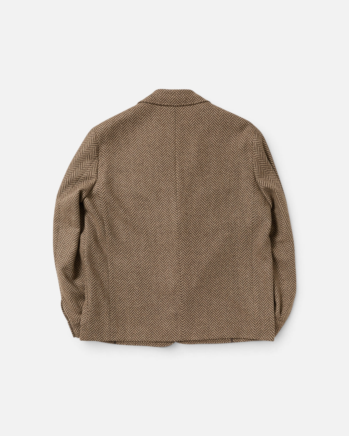 Brown Herringbone Leisure Jacket