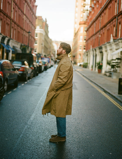Khaki Raglan Dover Trench Coat