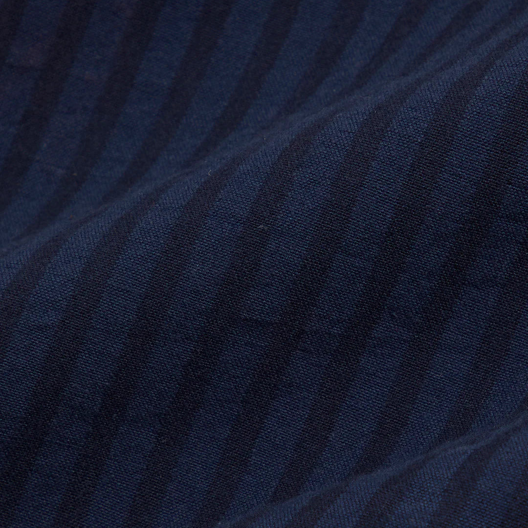 Navy Seersucker / N°30 Cuban Short Sleeve Shirt