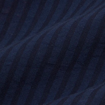 Navy Seersucker / N°30 Cuban Short Sleeve Shirt