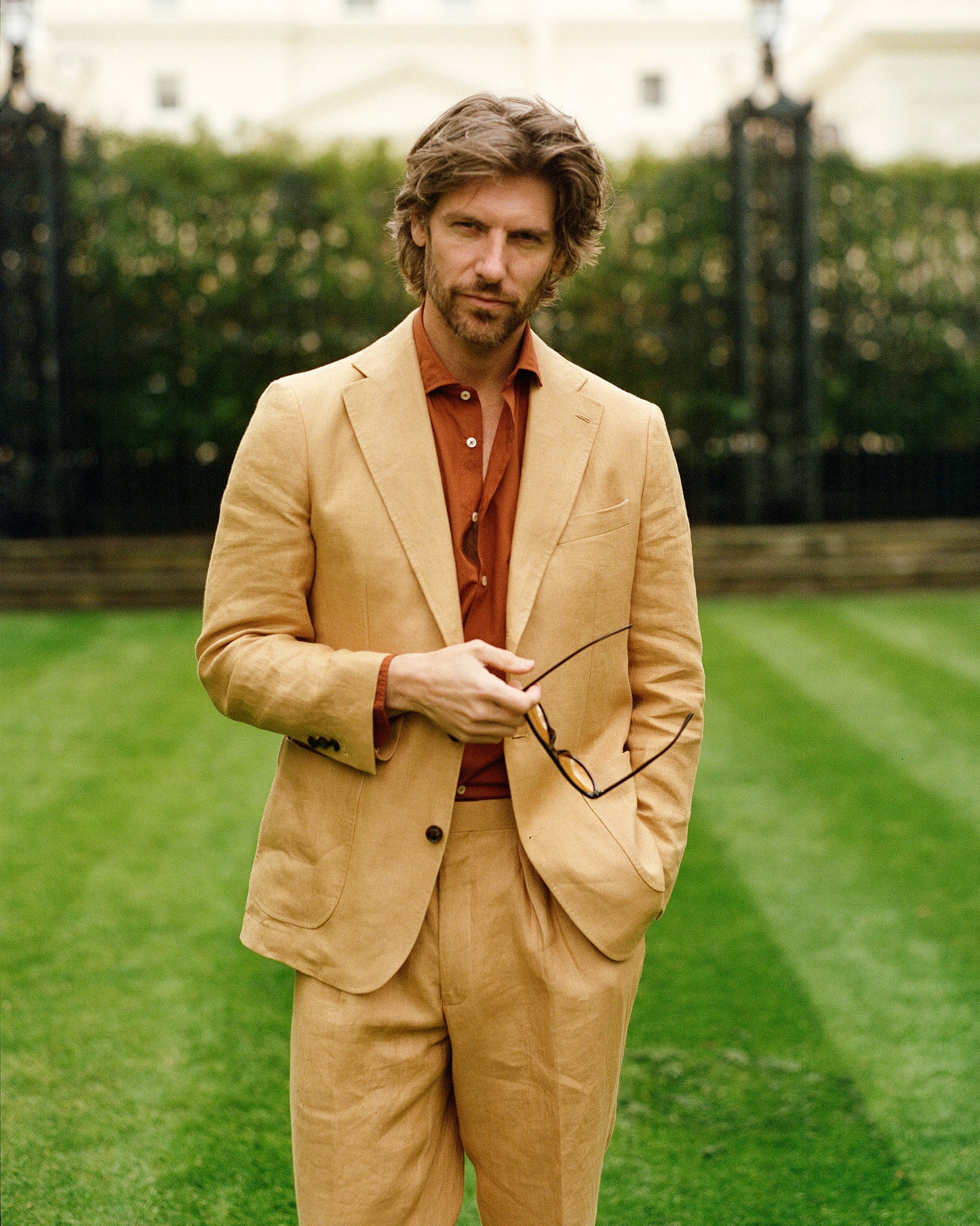 Rust Paper Cotton Shirt