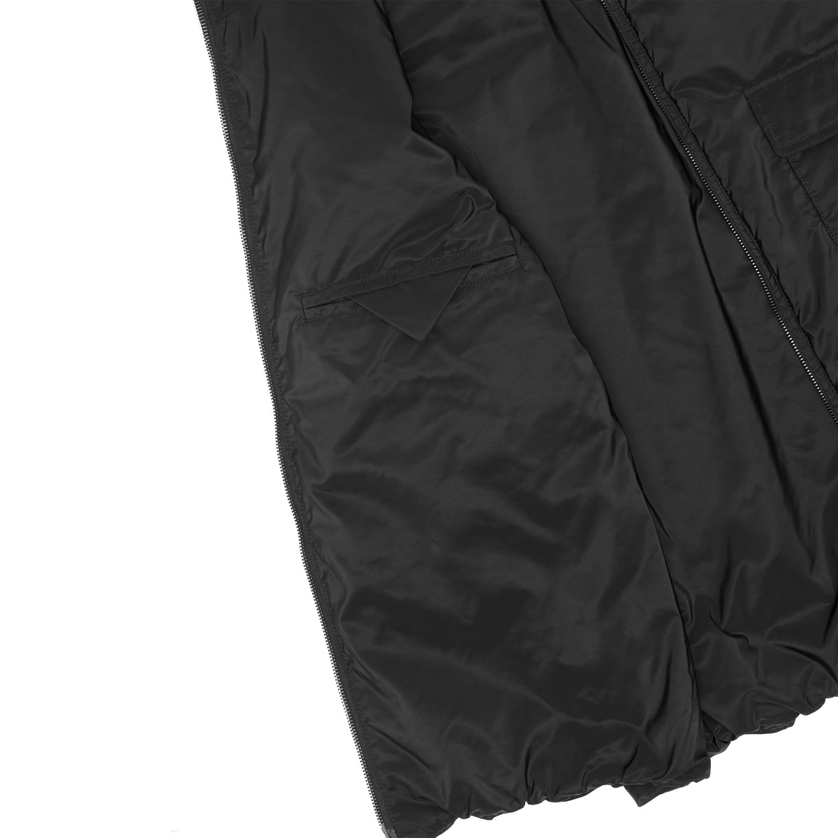 Black Nylon Flak Jacket