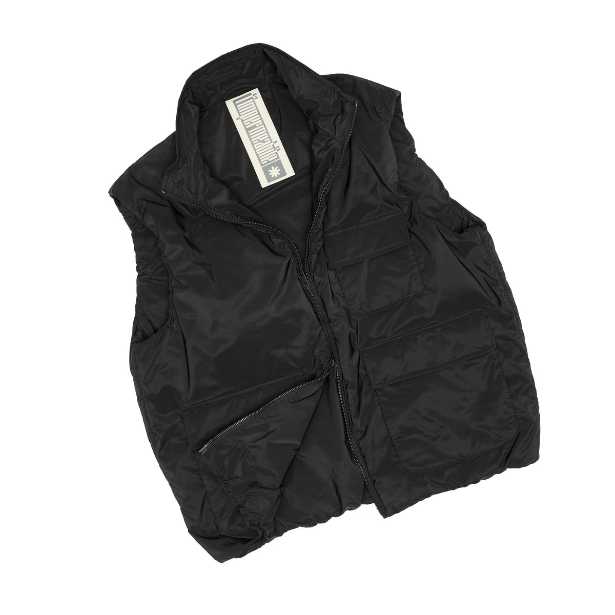 Black Nylon Flak Jacket