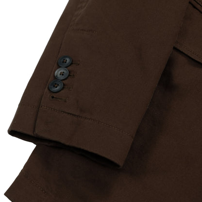 Brown Cotton Gabardine Suit