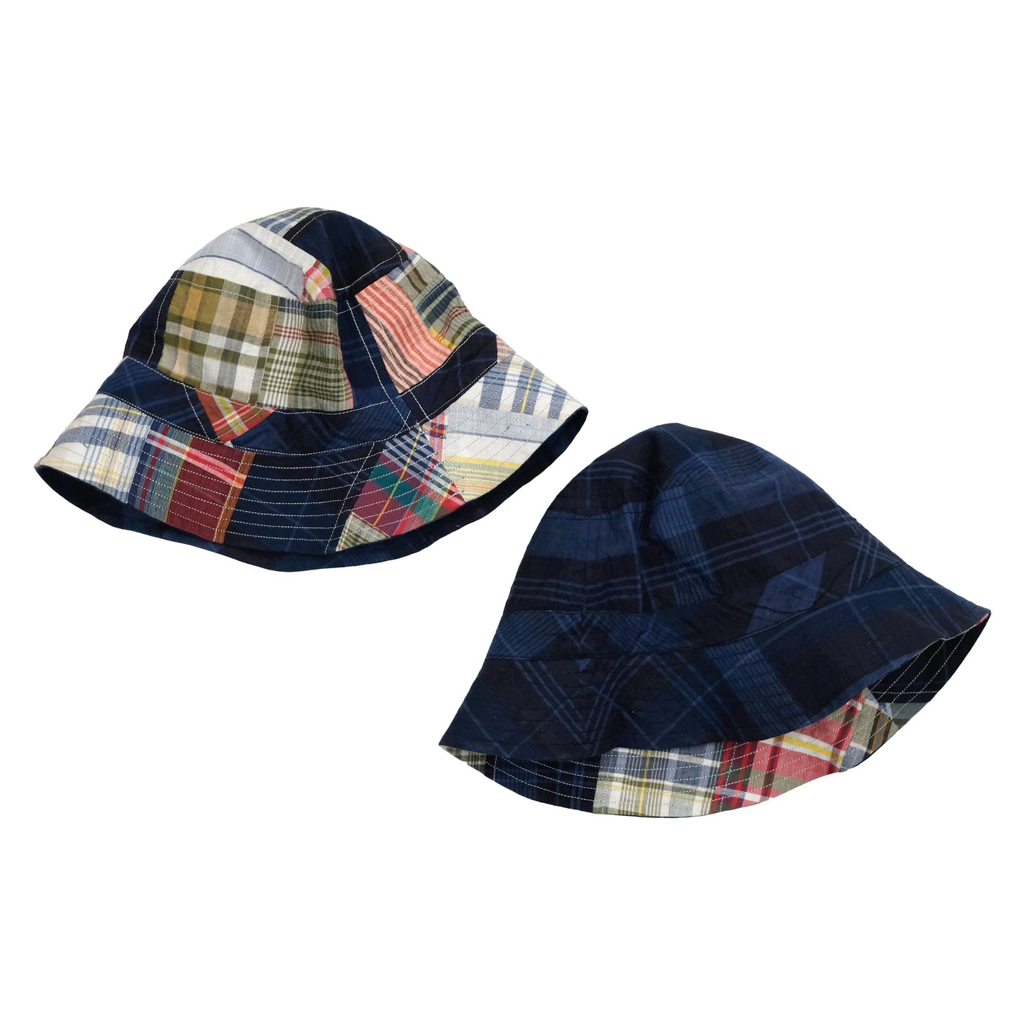 Blue / N°72 Reversible Bucket Hat