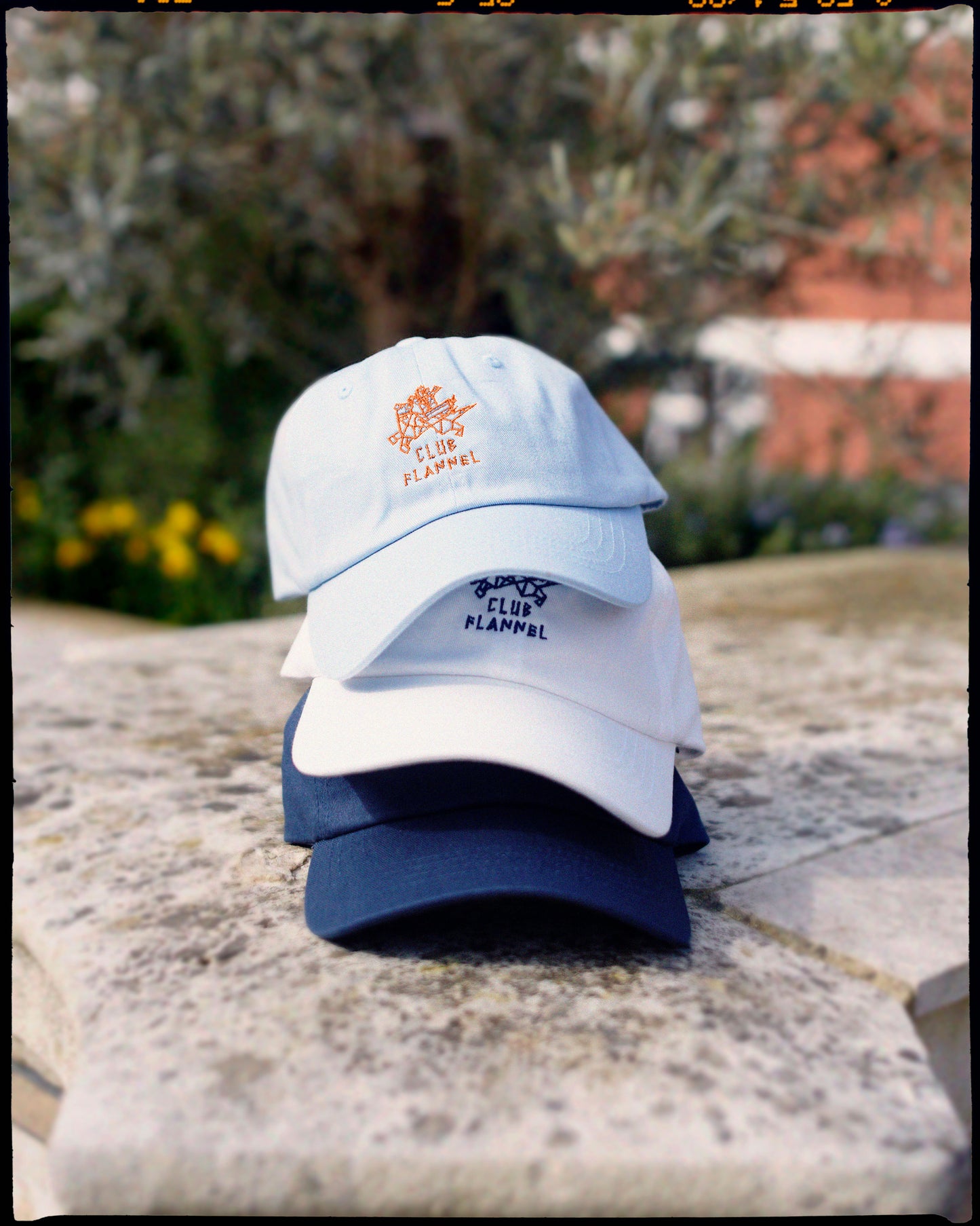 Navy Club Flannel Core Cap