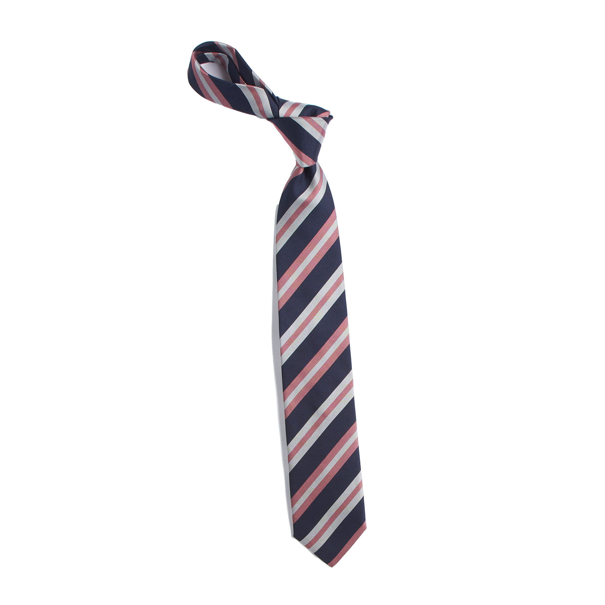 Club Flannel - Club Flannel Silk Rep Tie – Grey Flannel