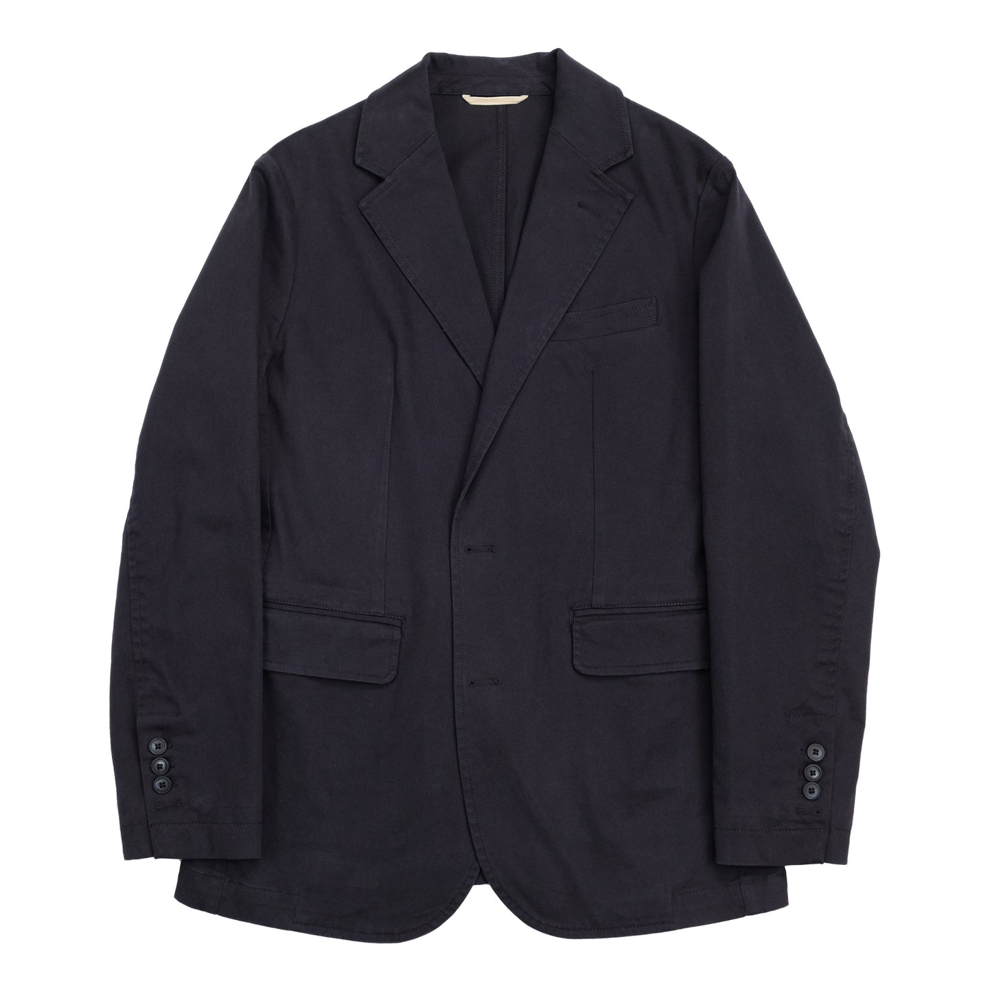 Navy Cotton Gabardine Suit