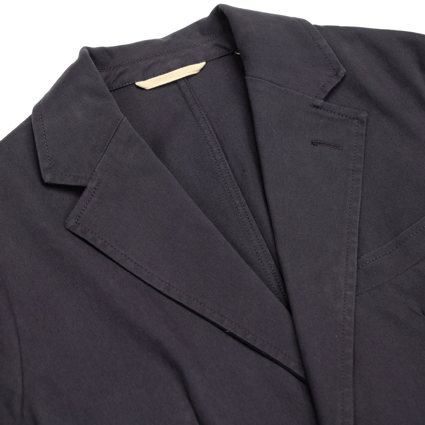 Navy Cotton Gabardine Suit